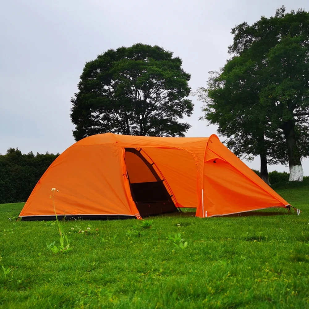 MCETO Waterproof Family Camping Tent 3 Person Light Weight Double Layer 1 Bedroom One Living Room