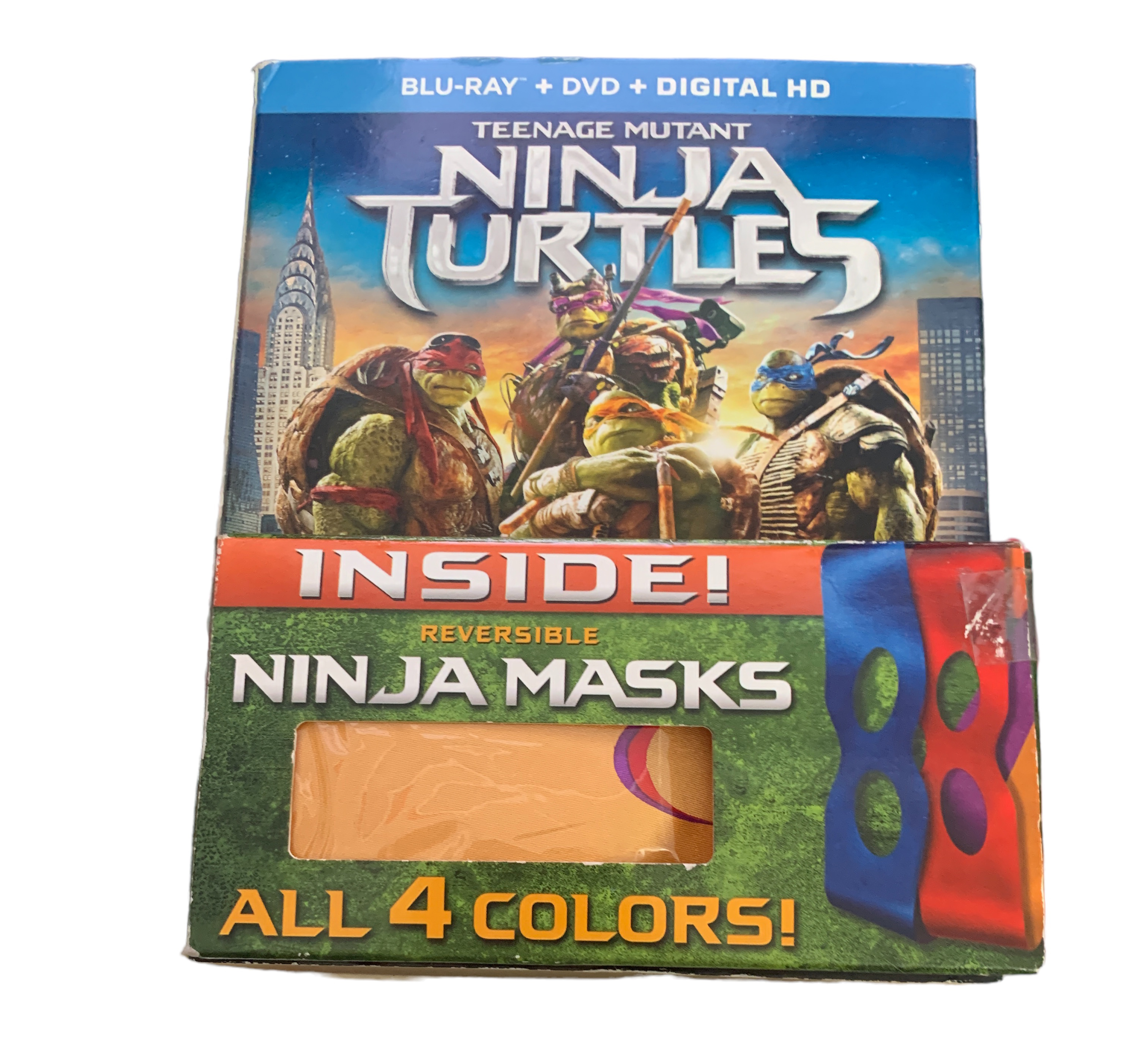 Inside! NINJA MASKS! Teenage Mutant Ninja Turtles (Blu-ray + DVD + Digital HD)