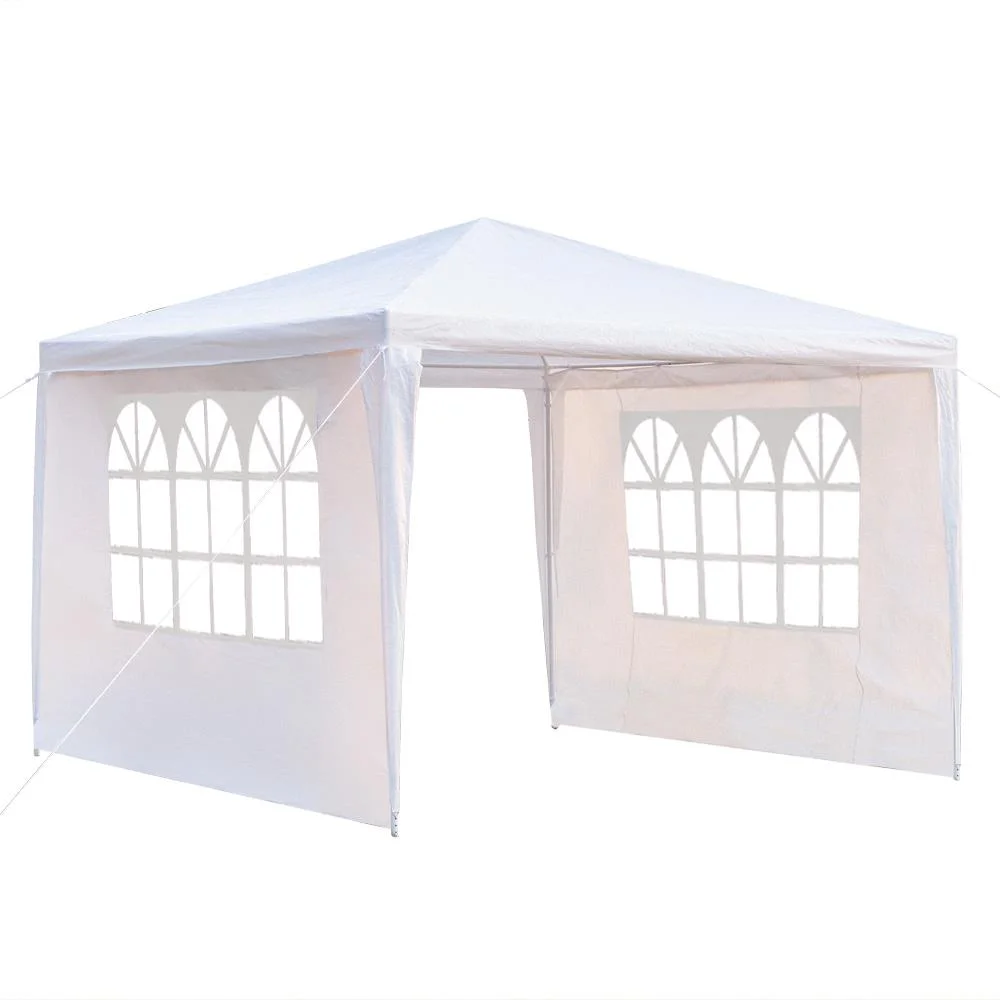 Ktaxon 10'x10' Canopy Wedding Party Tent with 3 Removable Sidewalls White