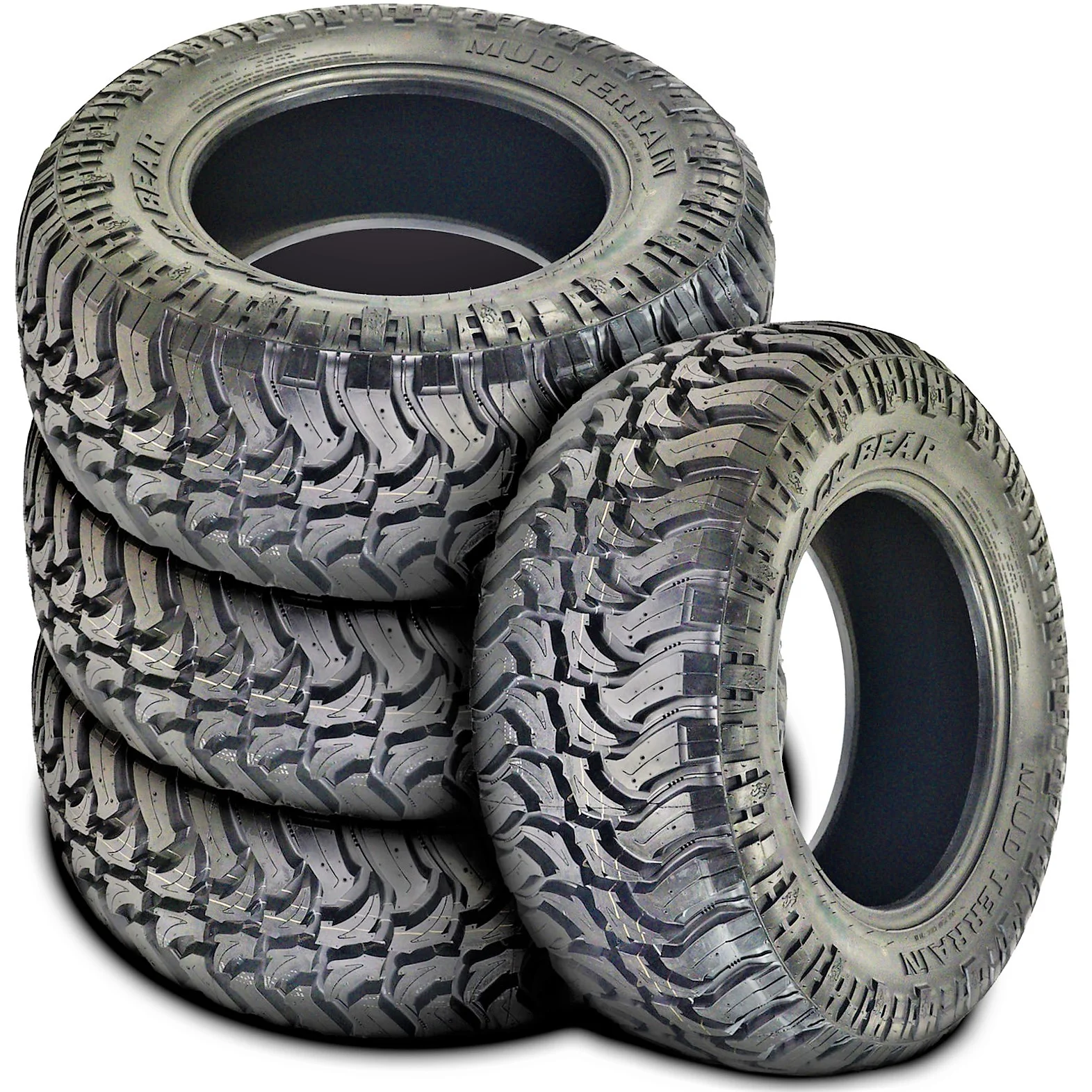 Tire Black Bear Mud Terrain LT 285/55R20 Load E 10 Ply MT M/T