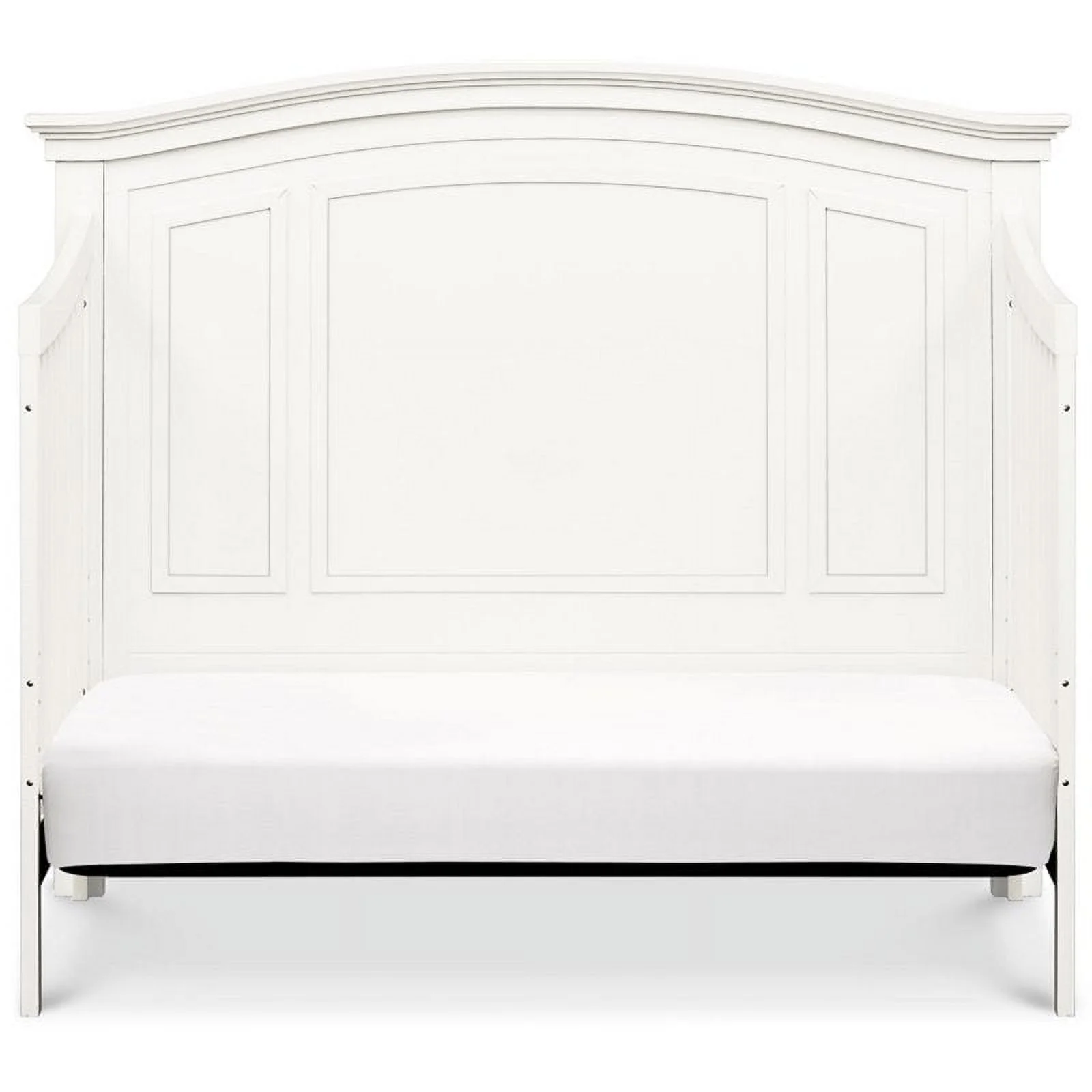 Namesake Durham 4-in-1 Convertible Crib with Toddler Bed Conversion Kit in Warm White