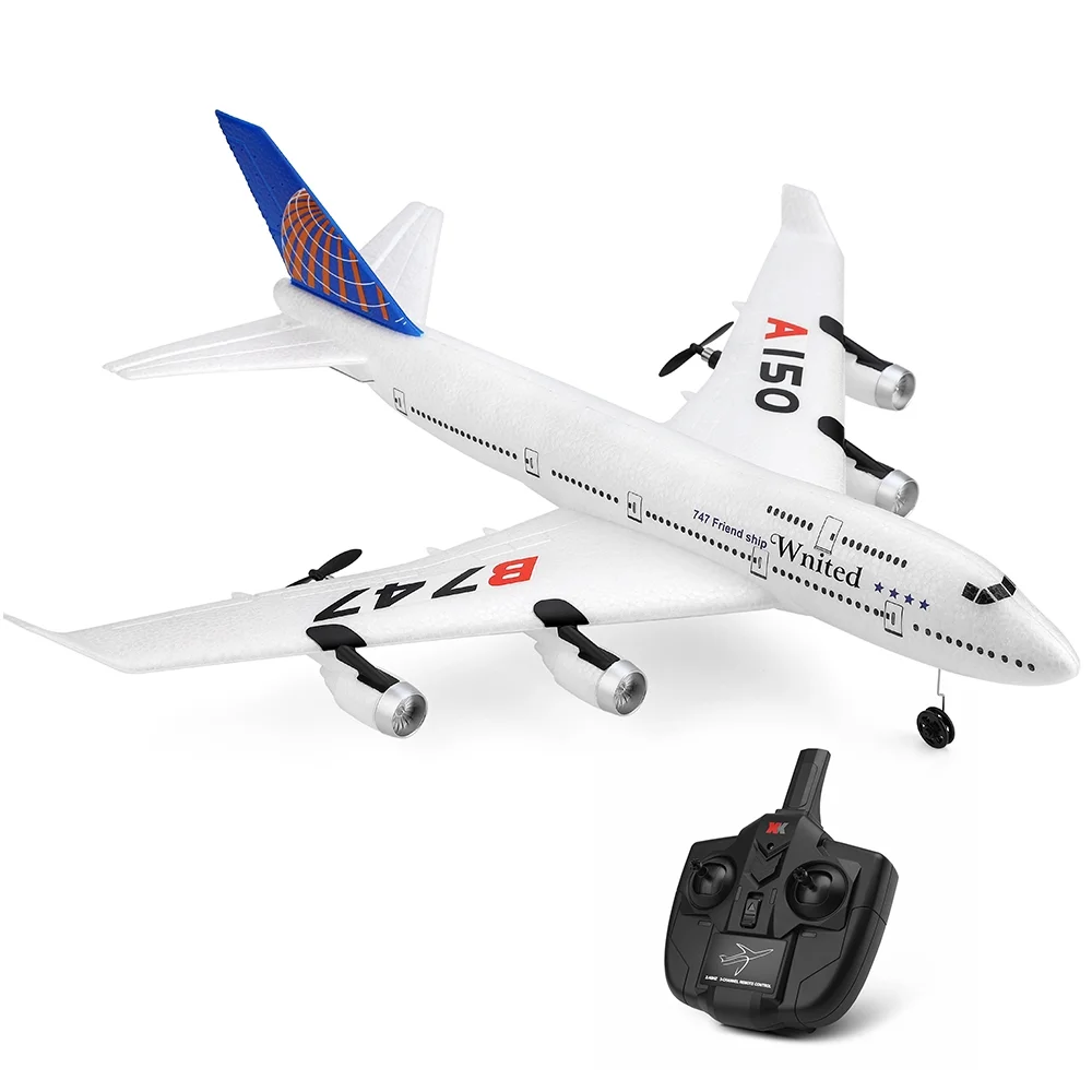 Wltoys XK A150 Airbus B747 Model Plane RC Fixed-Wing 3CH EPP 2.4G Remote Control Airplane RTF Toy