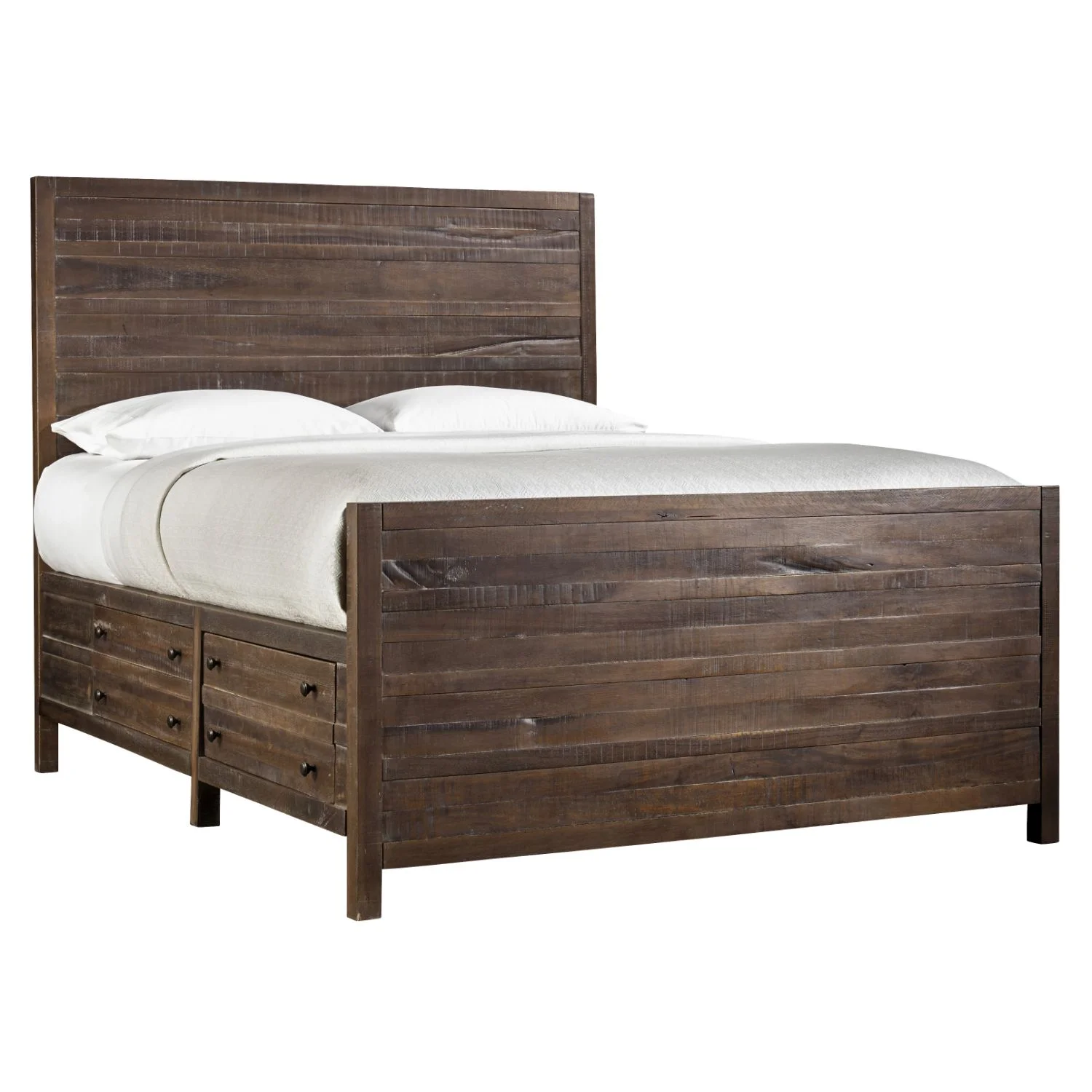 Townsend 5 PC King Storage Bedroom Set w Chest in Java