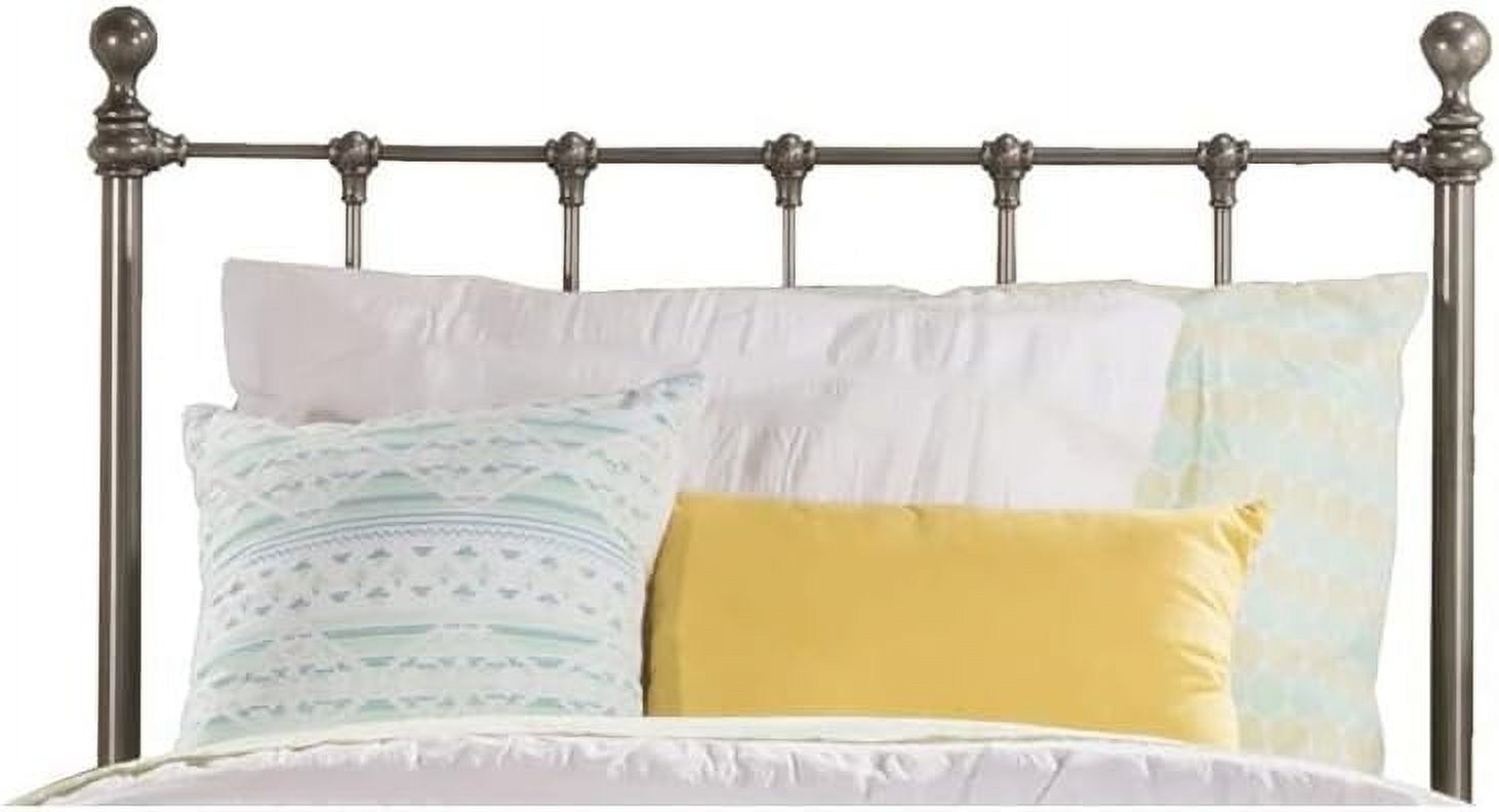 Metal Duo Spindle Headboard In Black