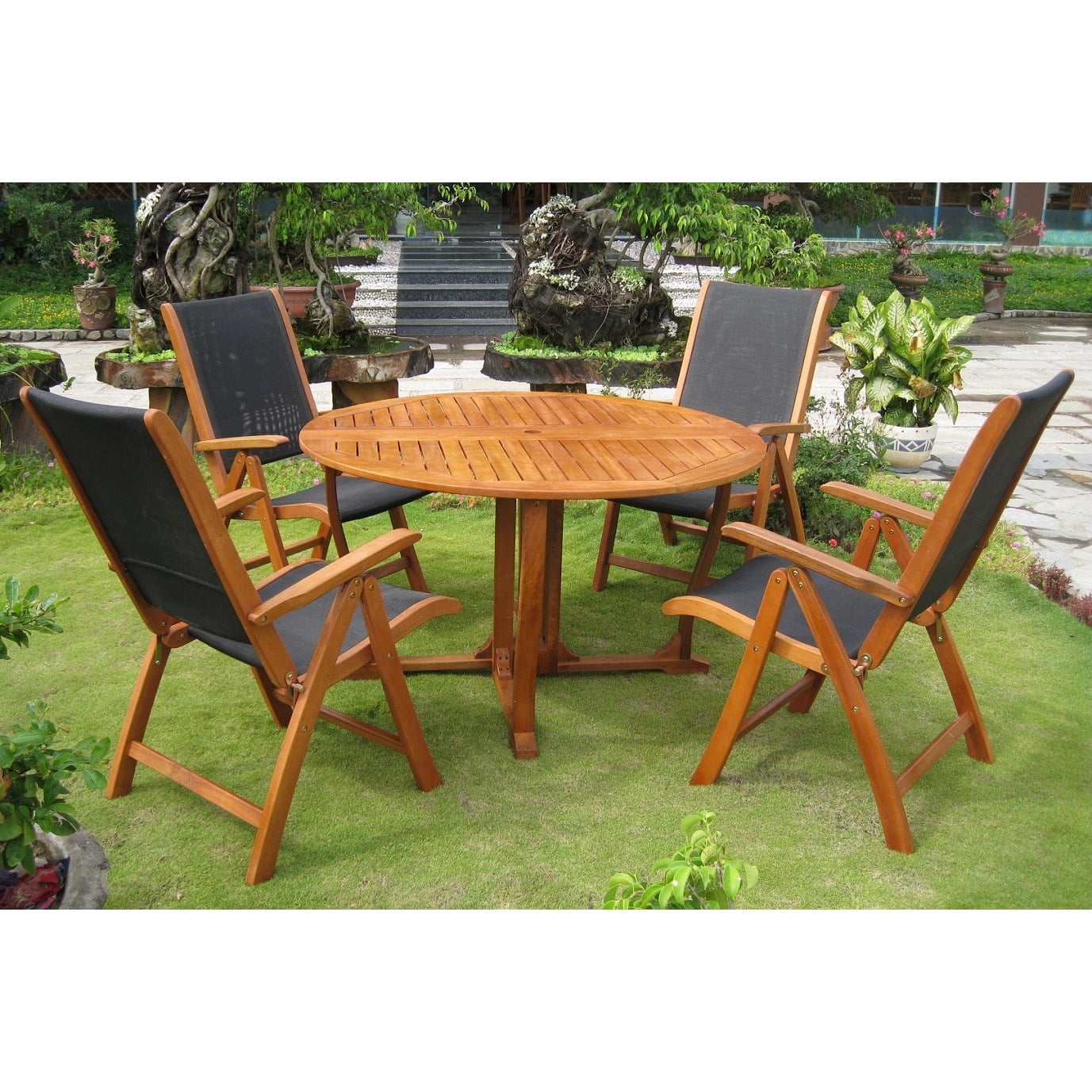 International Caravan Royal Tahiti Santiago Patio Dining Set