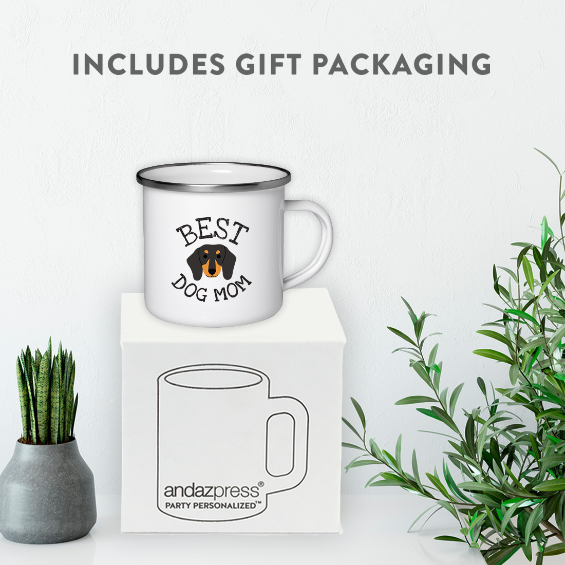 Koyal Wholesale Best Dog Mom Stainless Steel Campfire Mug Dachshund, Dog Graphic