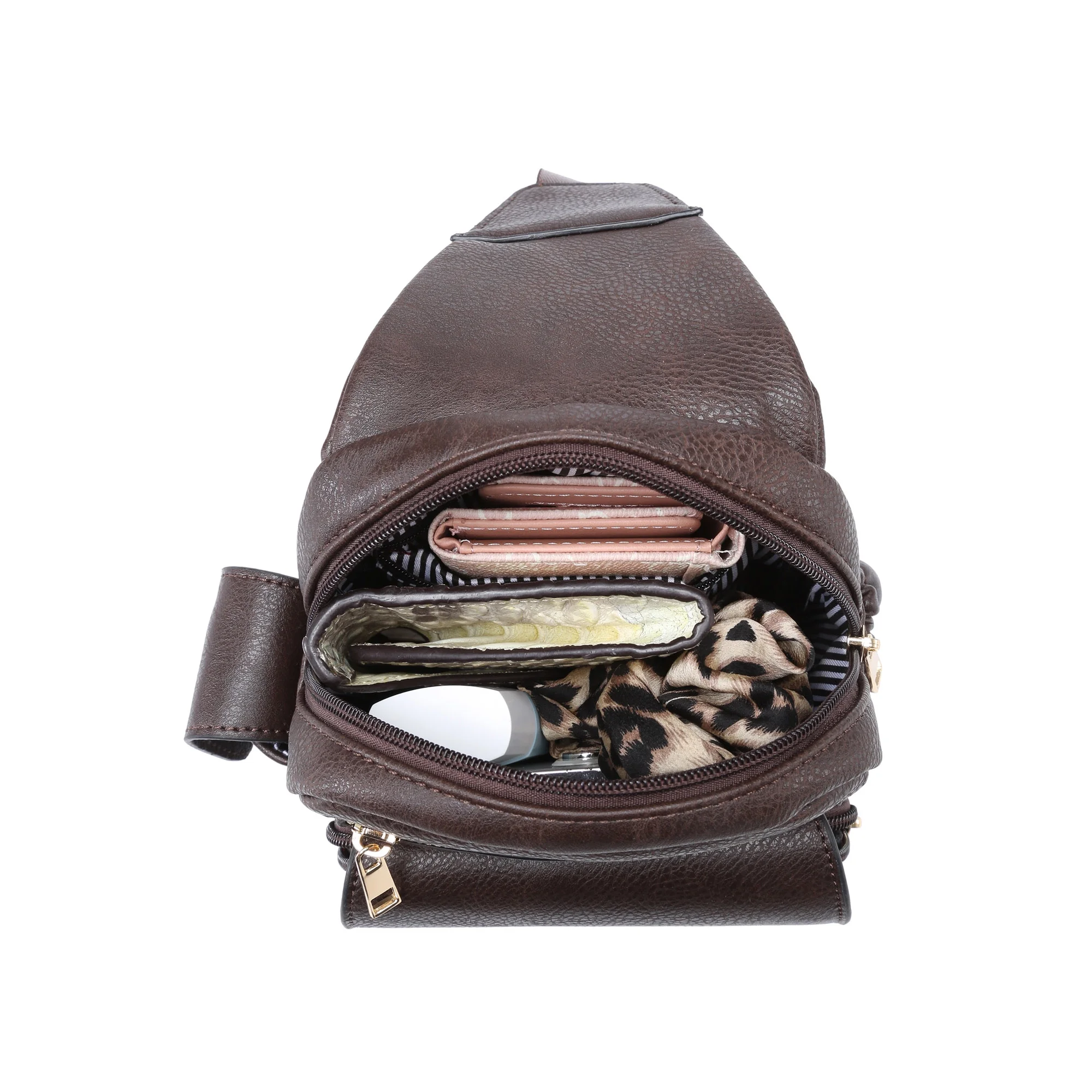 XB Leather Sling Backpack Bags Chest Shoulder Crossbody Messenger Multipurpose Hiking Daypack Fatherr's Day Gifts