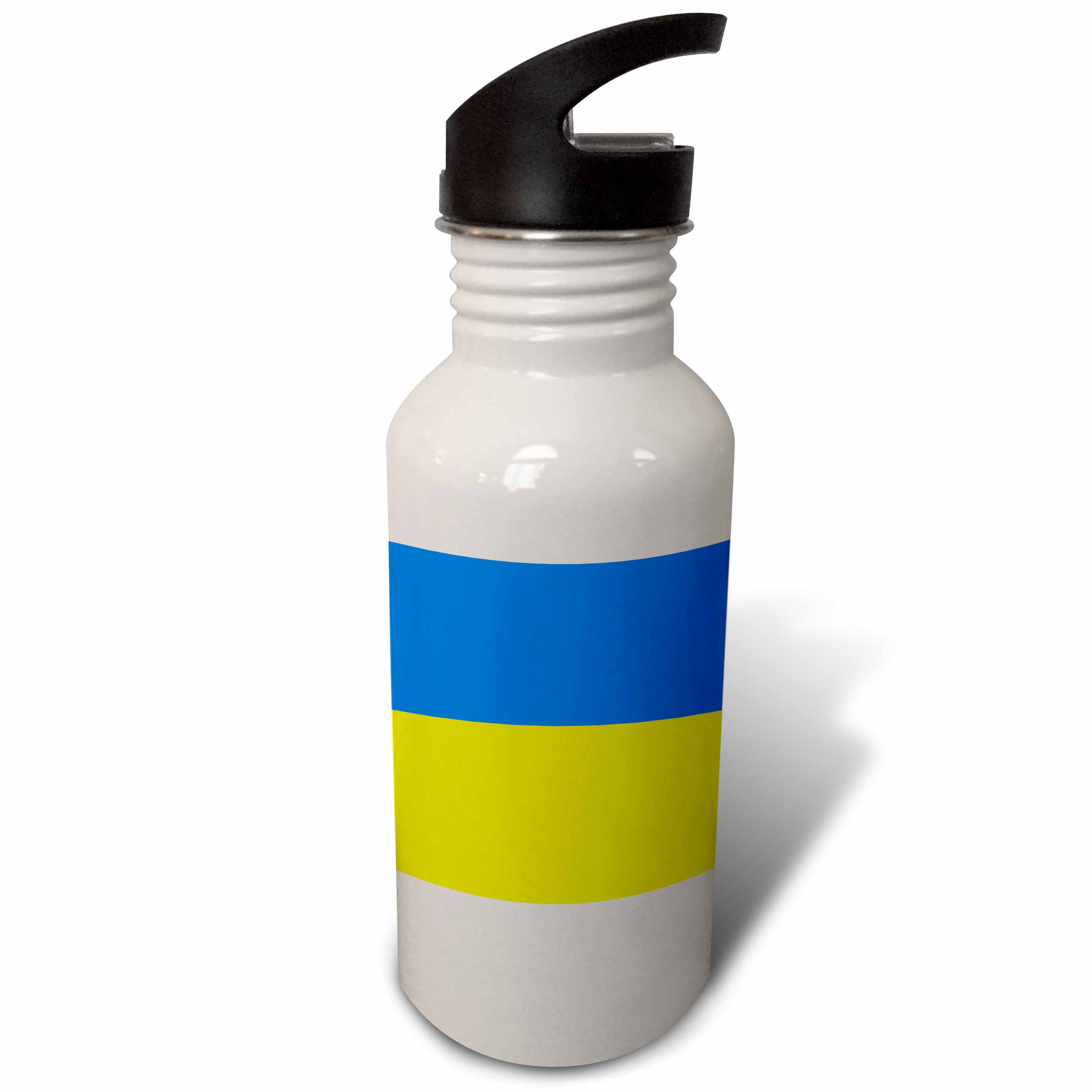 Flag of Ukraine - Ukrainian blue and yellow bicolor - Eastern Europe - European country world 21 oz Sports Water Bottle wb-159820-1