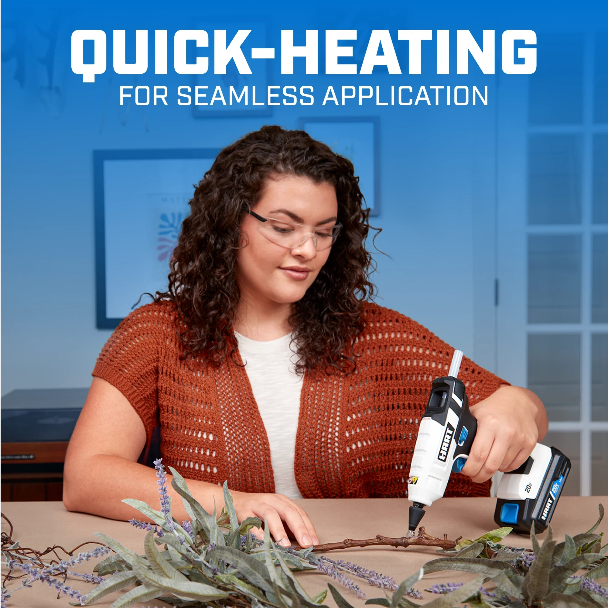 HART 20-Volt Glue Gun (Battery Not Included)