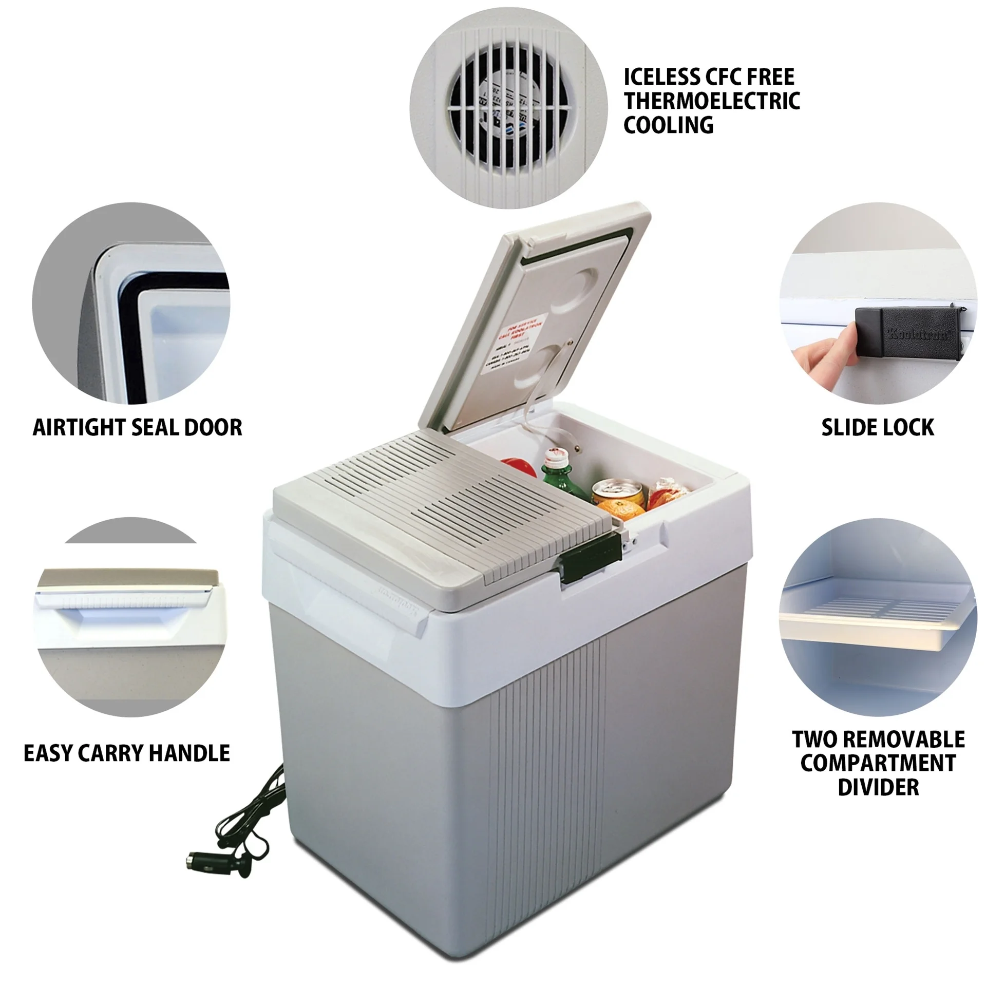 Koolatron Kargo Electric cooler P65 12V Personal Cooler Warmer 31L