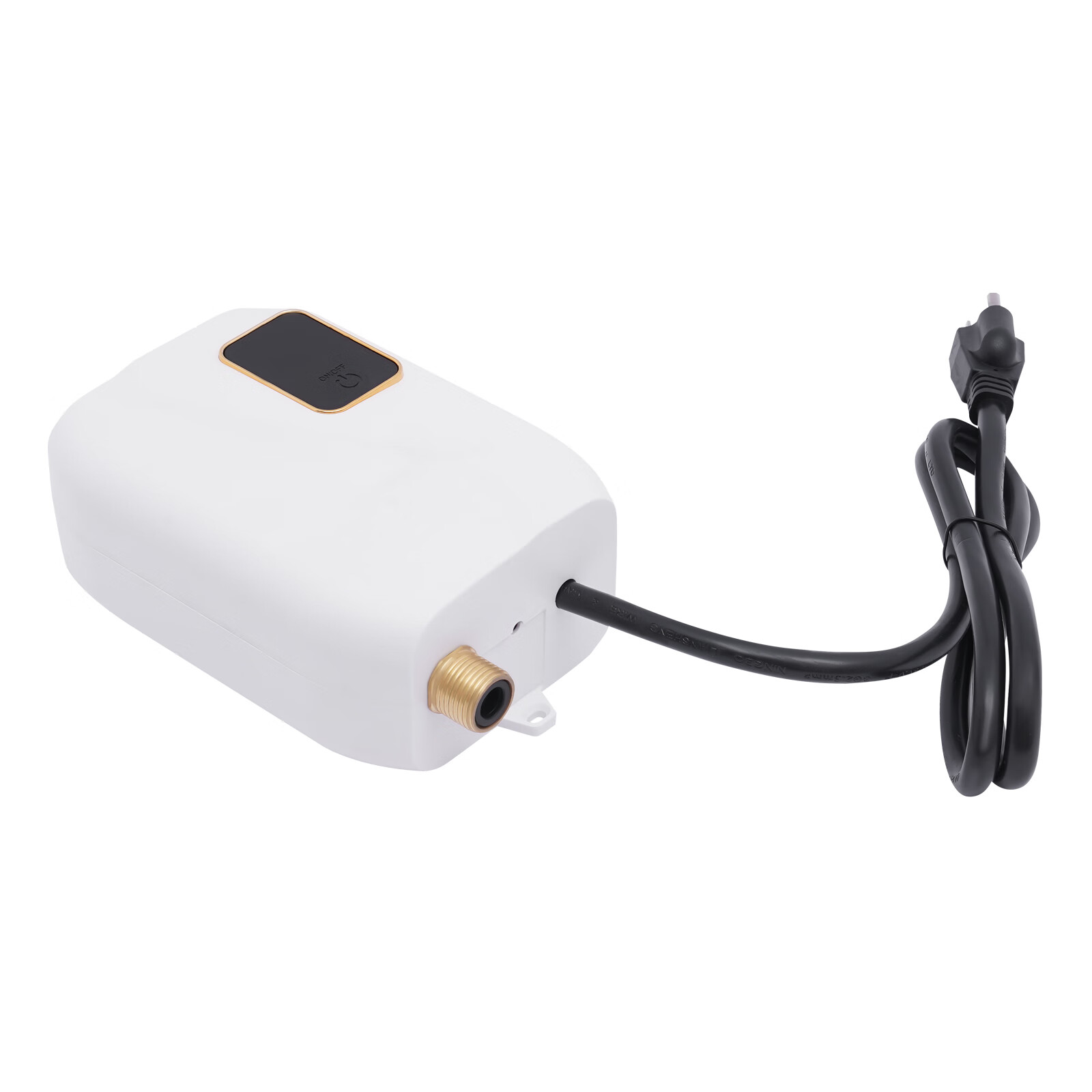 Aiqidi Instant Electric Hot Water Heater 110V 3000W Wall-mounted Under Sink Tankless Mini Boiler IPX4 Waterproof 20-50℃, White