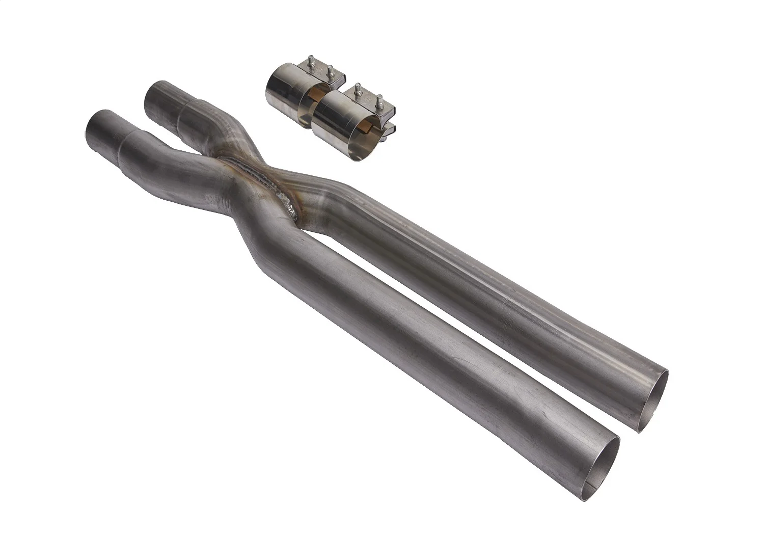 Ford Performance Parts M-5251-M8 X Pipes; 409 Stainless Steel;
