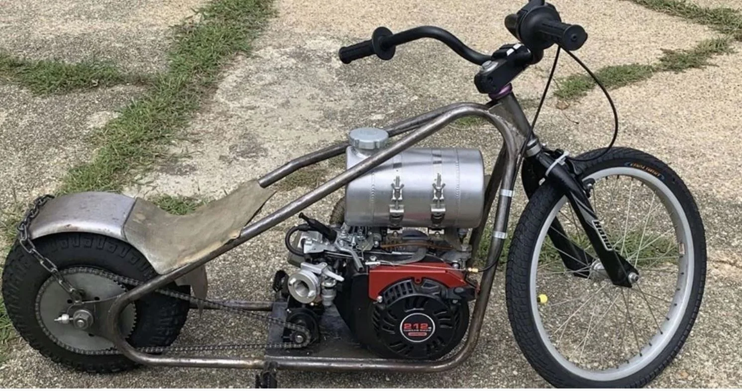 6x8 End Fill Round Spun Aluminum Gas Tank .80 Gallon - Mini Bike, GoKart