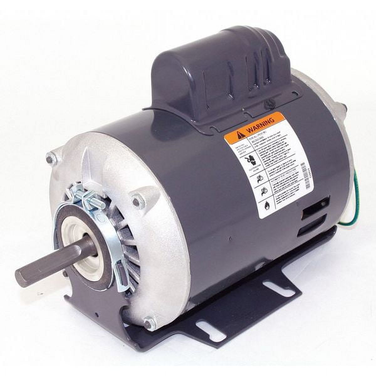 1 pc, Dayton Capacitor-Start Belt Drive Motor, 1/3 HP, 115/230V AC Voltage, 48Z Frame, 1,725 Nameplate RPM