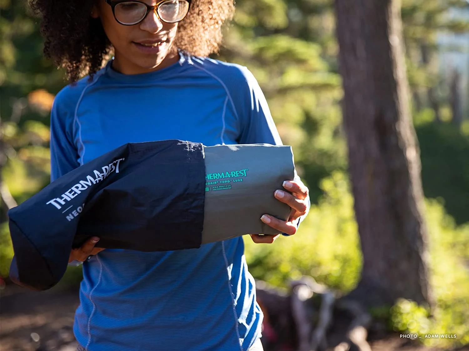 Topo Luxe Camping and Backpacking Sleeping Pad, Large - 25 x 77 Inches, Balsam