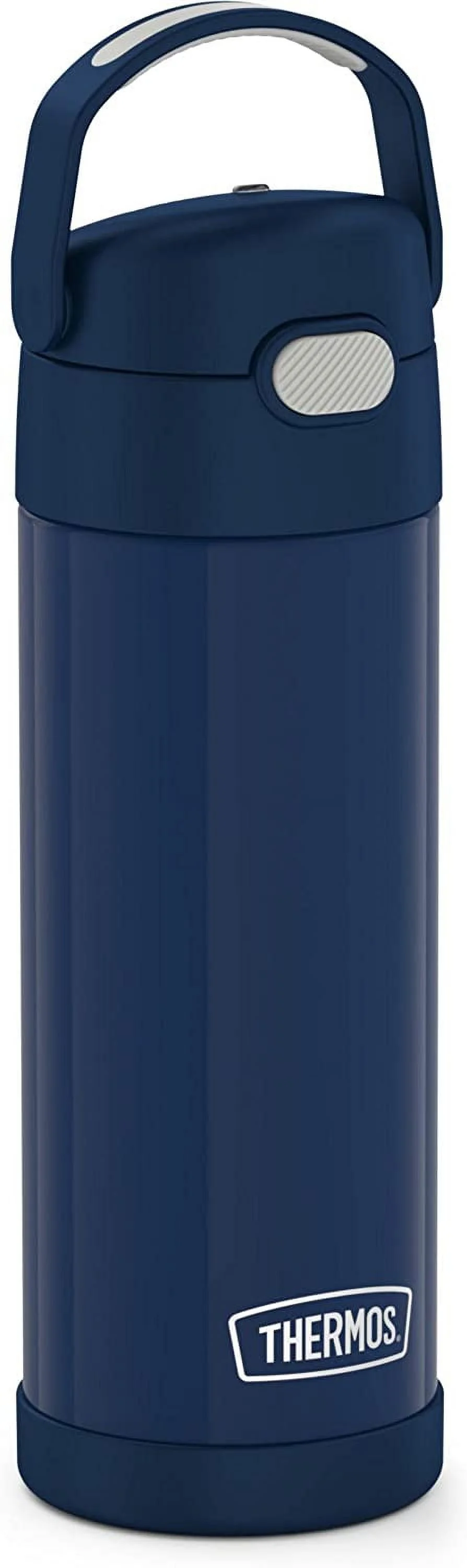 Thermos® Stainless Steel Funtainer Water Bottle With Spout, 16 Oz, Navy Blue