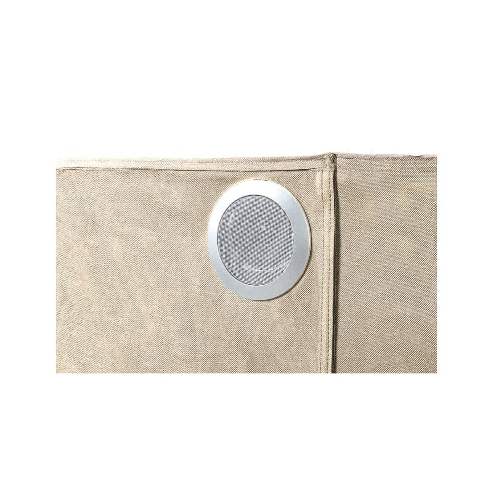 Pemberly Row Upholstery Wooden King Bed w/ Ambient lighting-Beige Velvet Finish