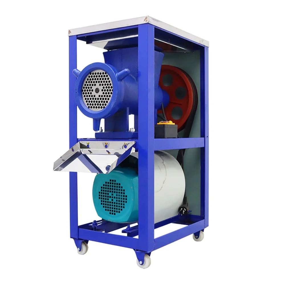 Techtongda Electric Bone Crusher Feed Processer Stainless Steel Meat Grinder 220V 3KW