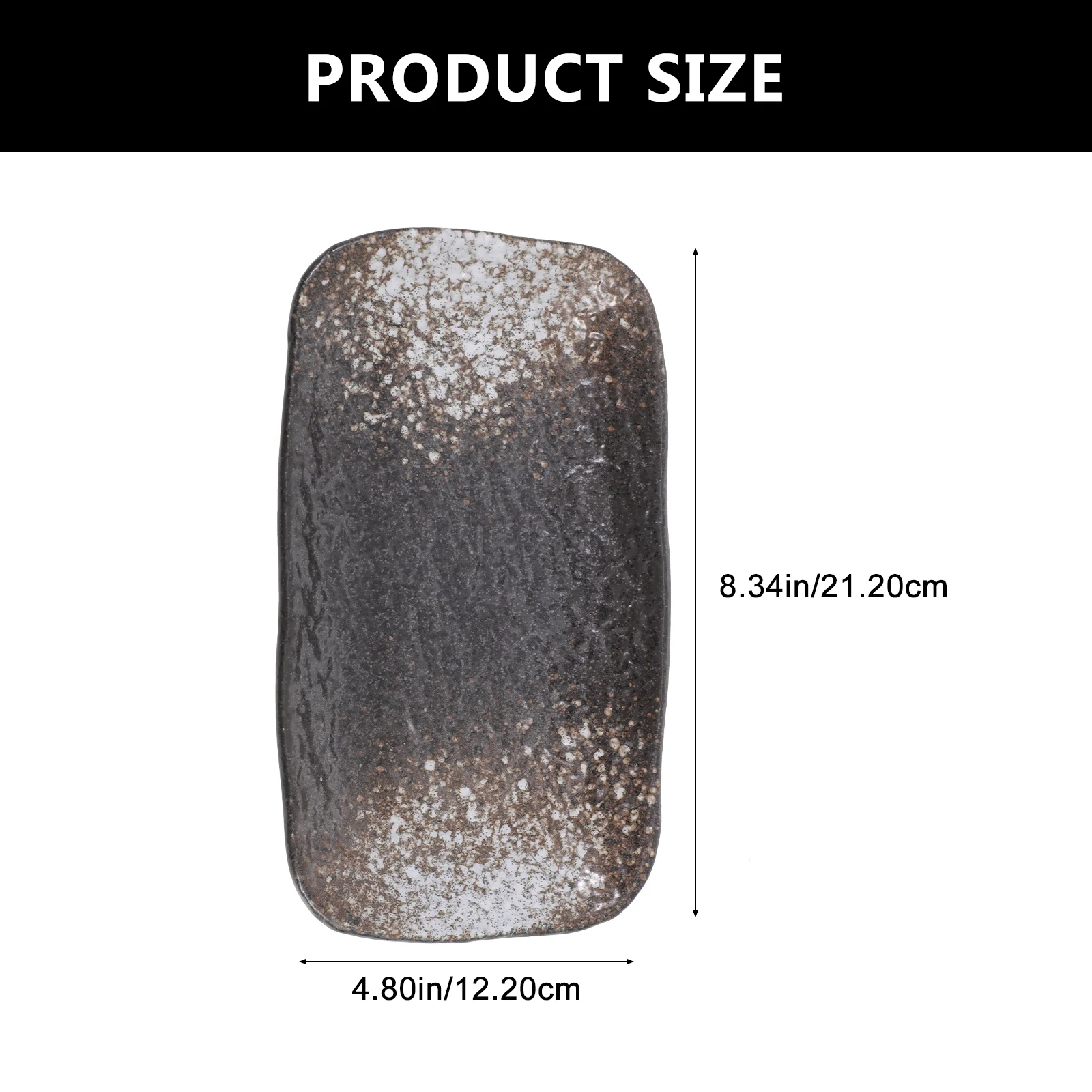 OUNONA Plate Serving Sushi Dish Maker Ceramic Dishes Plates Appetizer Platter Dessert Sauce Vinegar