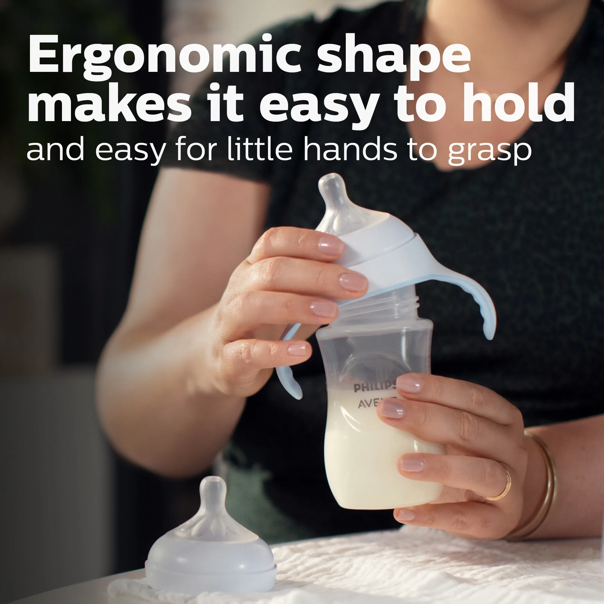 Philips Avent Natural Baby Bottle with Natural Response Nipple, Pink, 4oz,3pk, SCY900/13