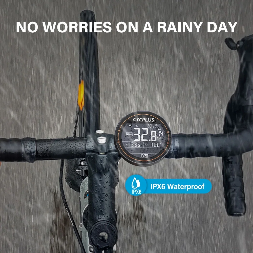 CYCPLUS Biker Speedometer,Mountain Bike With Cadence Bike Road Bike Computer Ant+ Bt Bike Wireless Computer And Waterproof ComputerWaterproof Computer Mtb Wireless Computer Ant+
