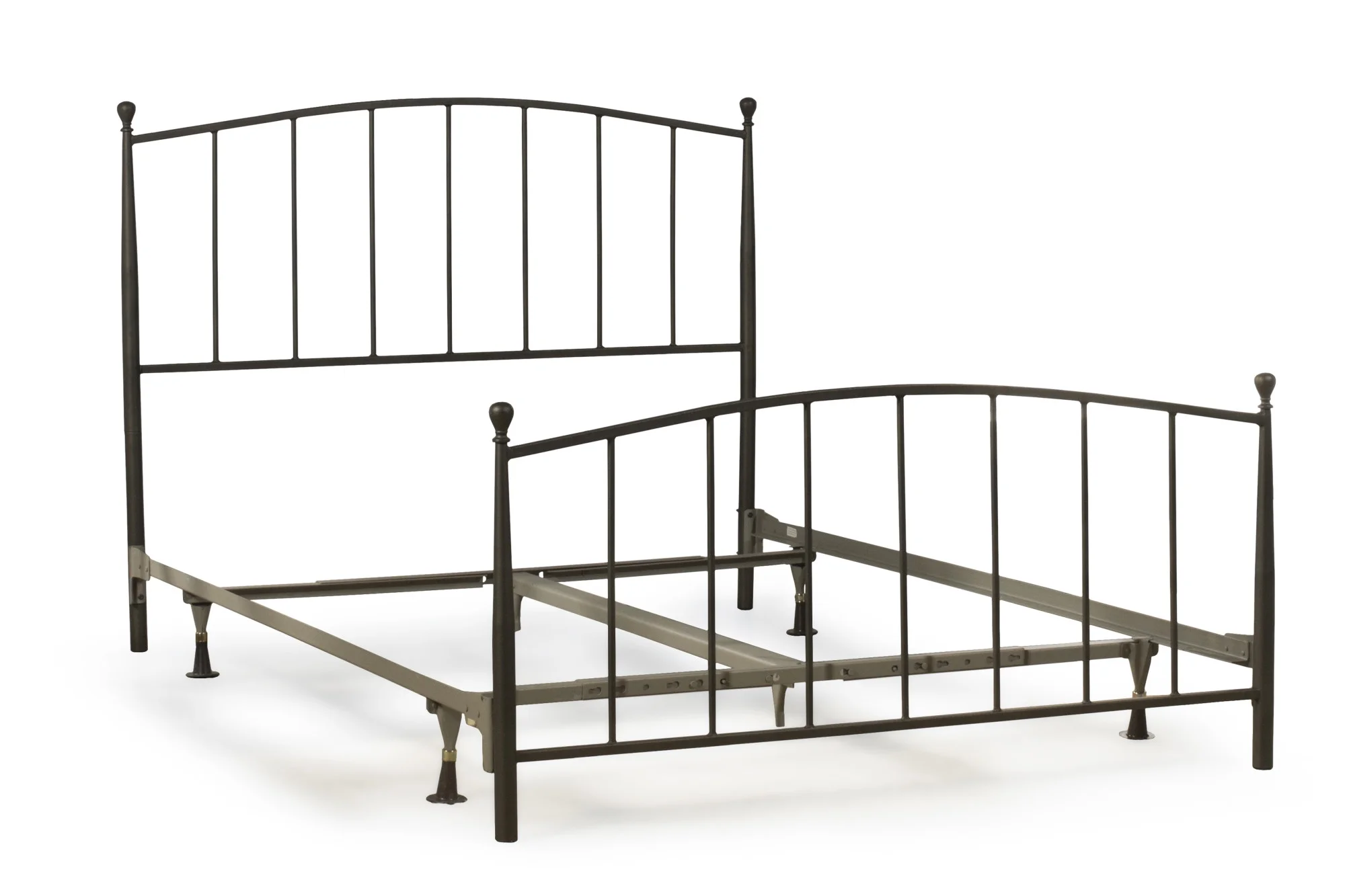 Hillsdale Furniture Warwick Gray Bronze Metal Queen Bed