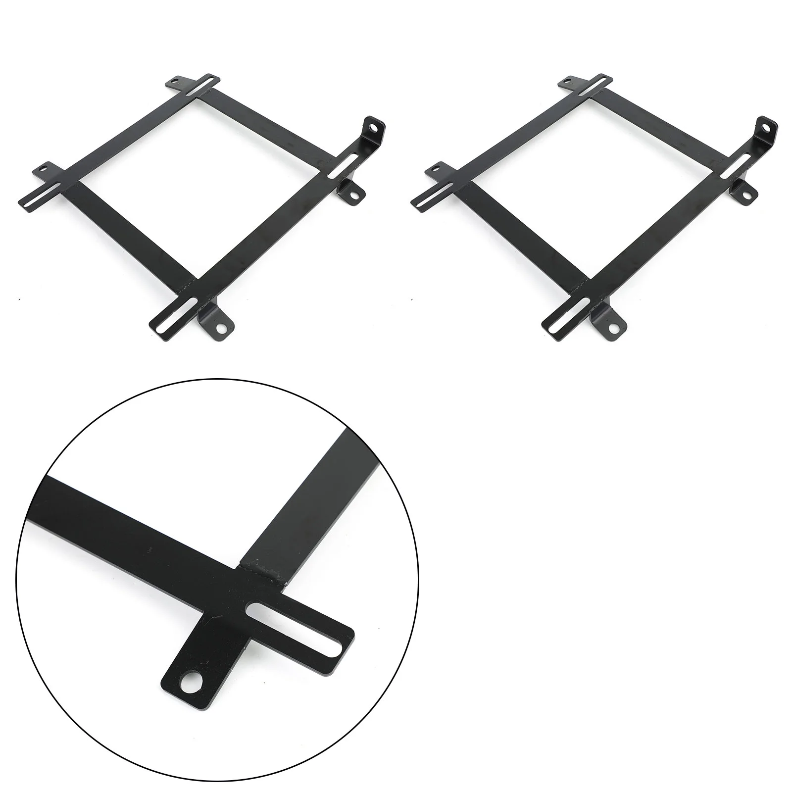 Motor Genic For Ford Mustang Sn-95 Low Mount Racing/Bucket Seat Tensile Steel Bracket 99-04