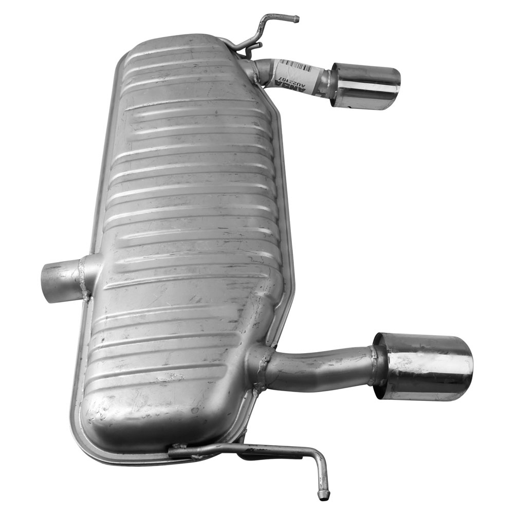 AP Exhaust Exhaust Muffler Assembly AU22107 Fits select: 2001-2003 AUDI TT QUATTRO, 2004 AUDI TT 3.2 QUATTRO