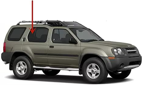Passenger Right Side Rear Vent Window Vent Glass Compatible with Nissan Xterra 2000-2004 Models