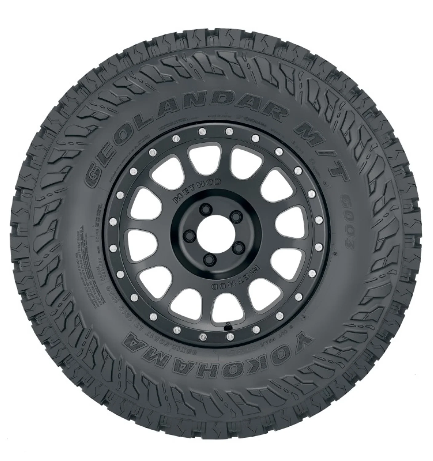 Set of 4 Yokohama Geolandar M/T G003 LT285/70R17 121/118Q E Tires Fits: 2021-23 Jeep Wrangler Unlimited Rubicon 392, 2018-20 Jeep Wrangler Unlimited Rubicon