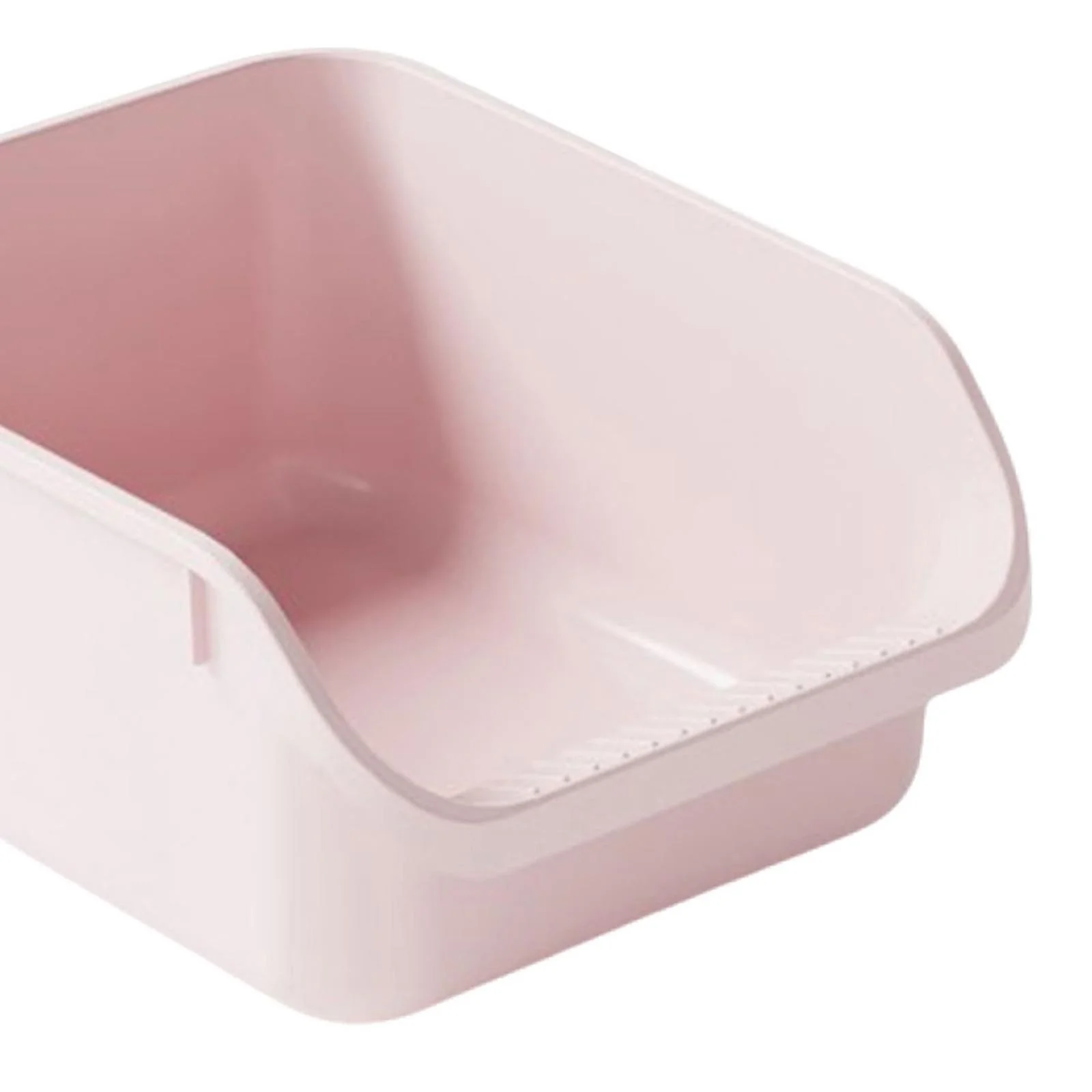 TOOYFUL Cat Toilet Sand Box s Litter Litter Container High Sided Easy Carry Kitty Litter Pan Cat Litter Toilet pink