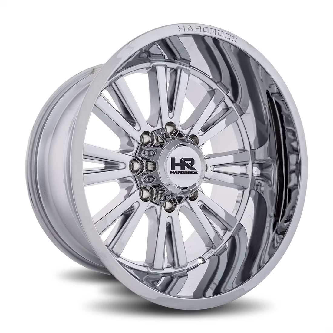 HARDROCK SPINE XPOSED 24X12 8X170 -44ET 124.3CB CHROME WHEEL