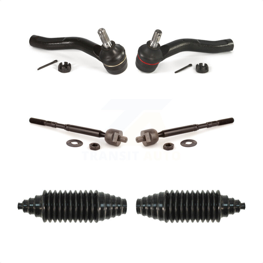 Transit Auto - Front Steering Tie Rod End & Boot Kit For 2006-2008 Toyota Yaris KTB-100861