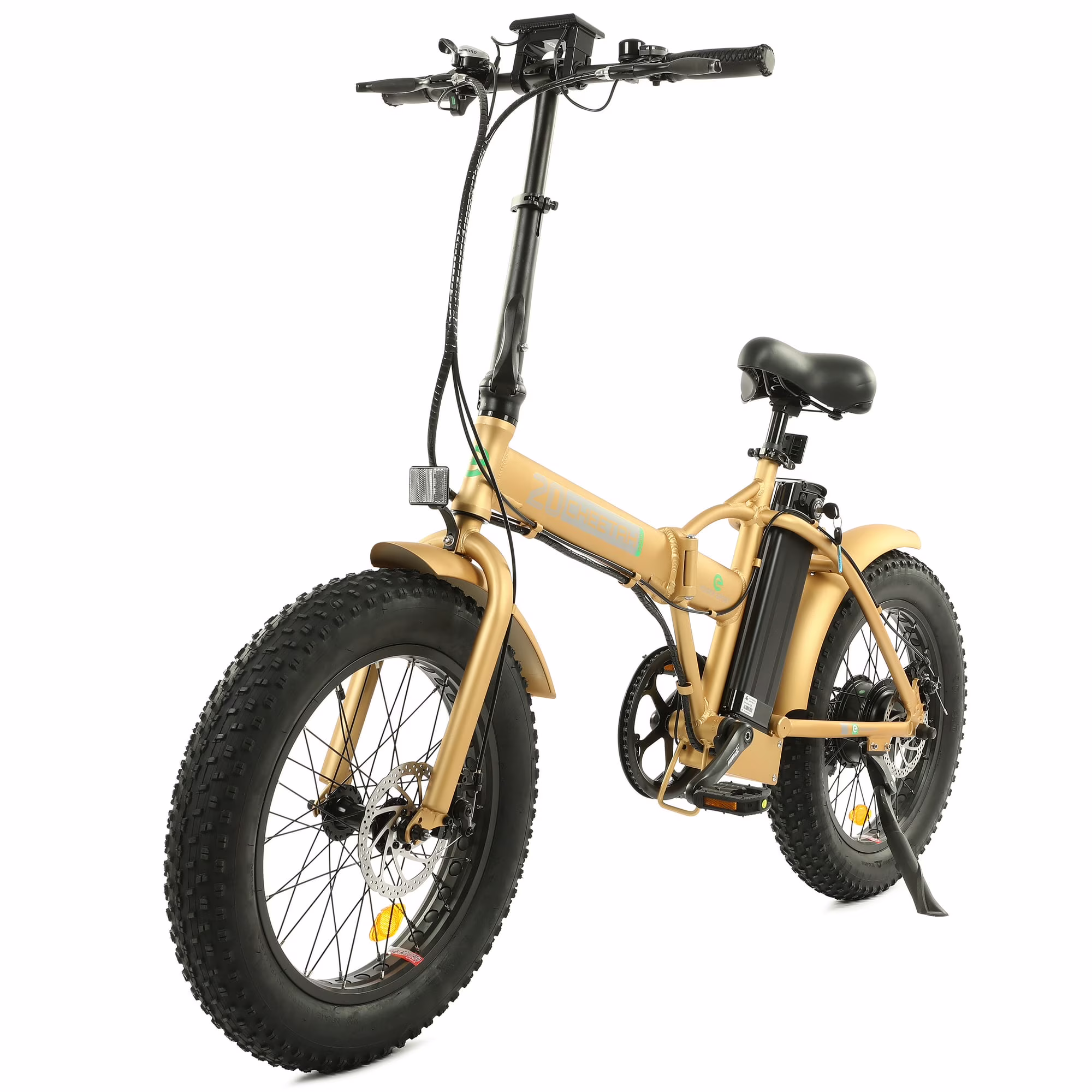 ECOTRIC 20 Inch Fat Tire e-Bike 500W 48V Foldable frame Pedal Assist Commute Bike 7 Speed A-E516646