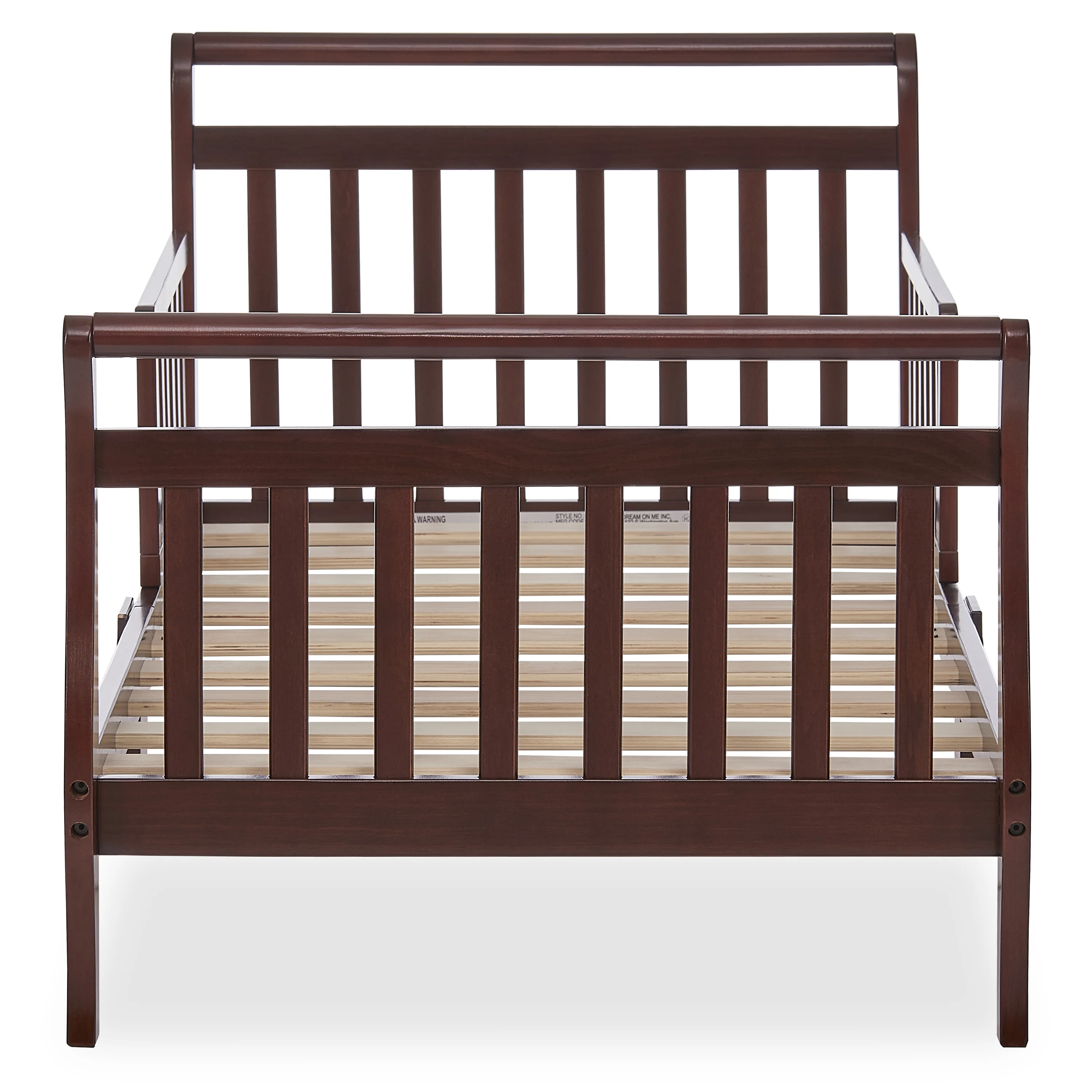 Dream On Me, Sleigh Toddler Bed, Cherry, Model #642-C