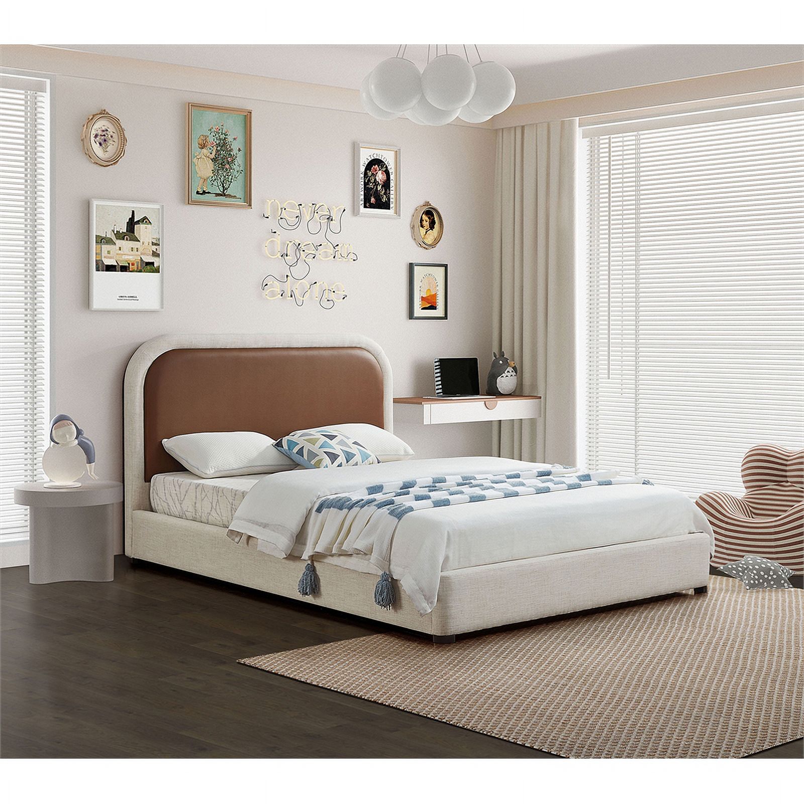 Meridian Furniture Blake Brown Full Bed