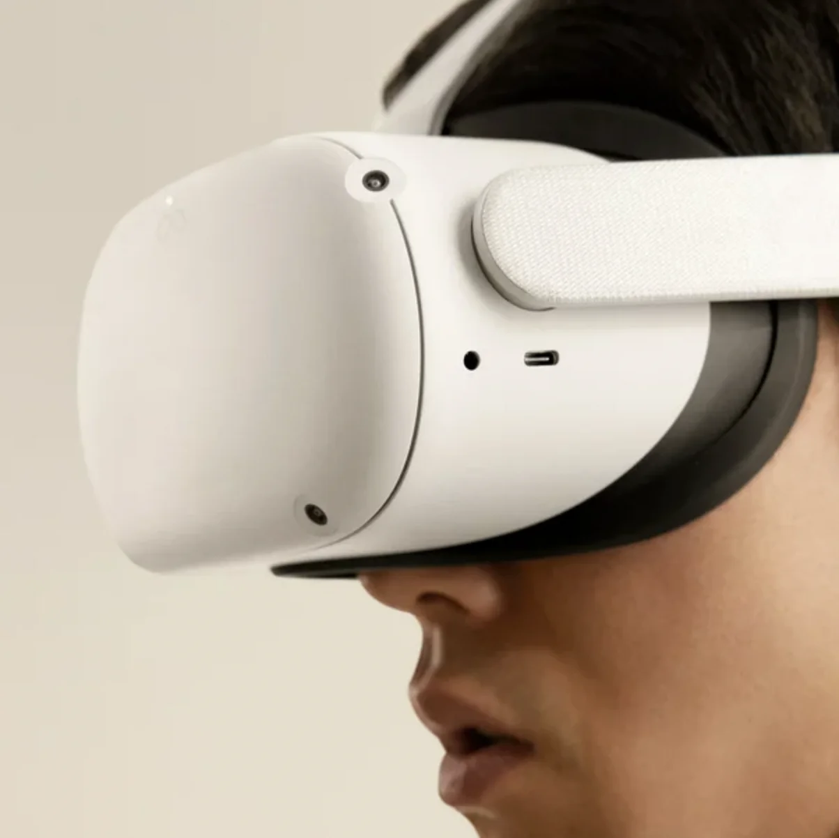 2022 Oculus Quest 2 All-In-One VR Headset, Touch Controllers, 128GB SSD, Glasses Compatible,3D Audio,Marxsol Bundle:Carrying Case, Earphone,10Ft Link Cable, Grip Cover,Knuckle & Hand Strap, Lens Cover