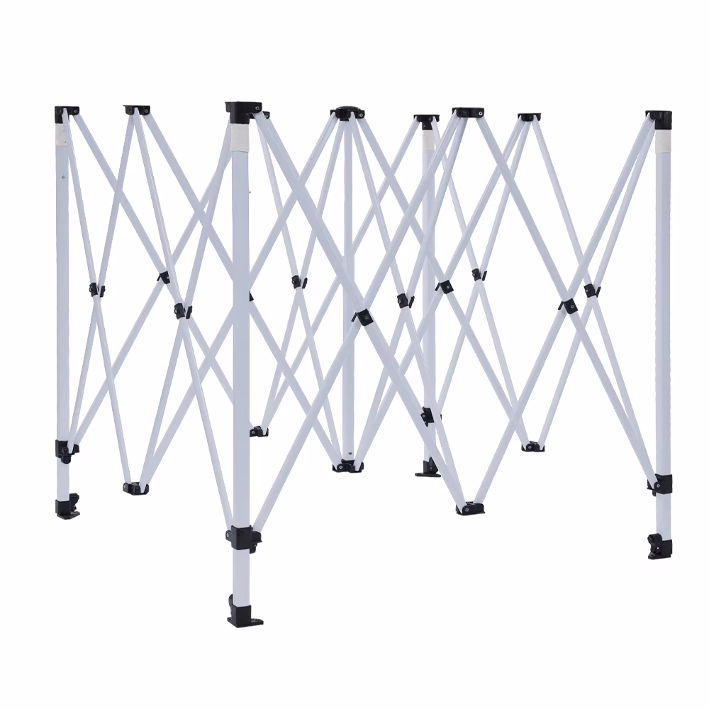 Vispronet 10x10 Canopy Tent Frame, Adjustable Steel Frame, Clearance Height of 7.2ft, Frame Only