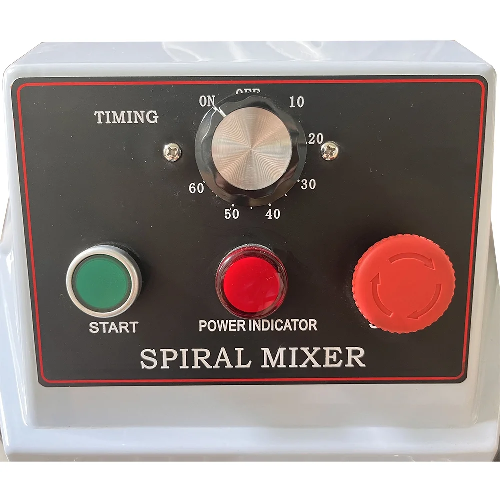 INTBUYING 20L Electric Dough Mixer Dual Rotating Dough Kneading Machine with Detachable Stainless Steel Bucket