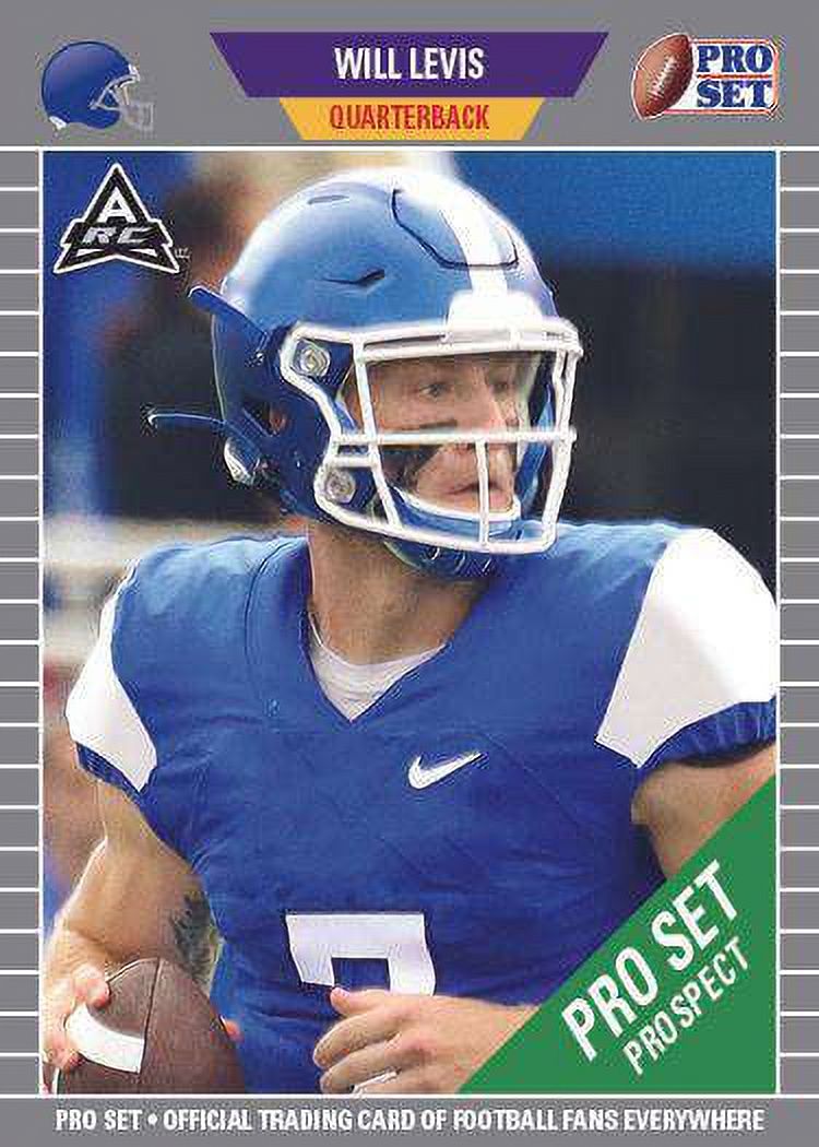 Leaf 2021 Pro Set Prospect Football Will Levis Trading Card (ARC Amateur Rookie Card)