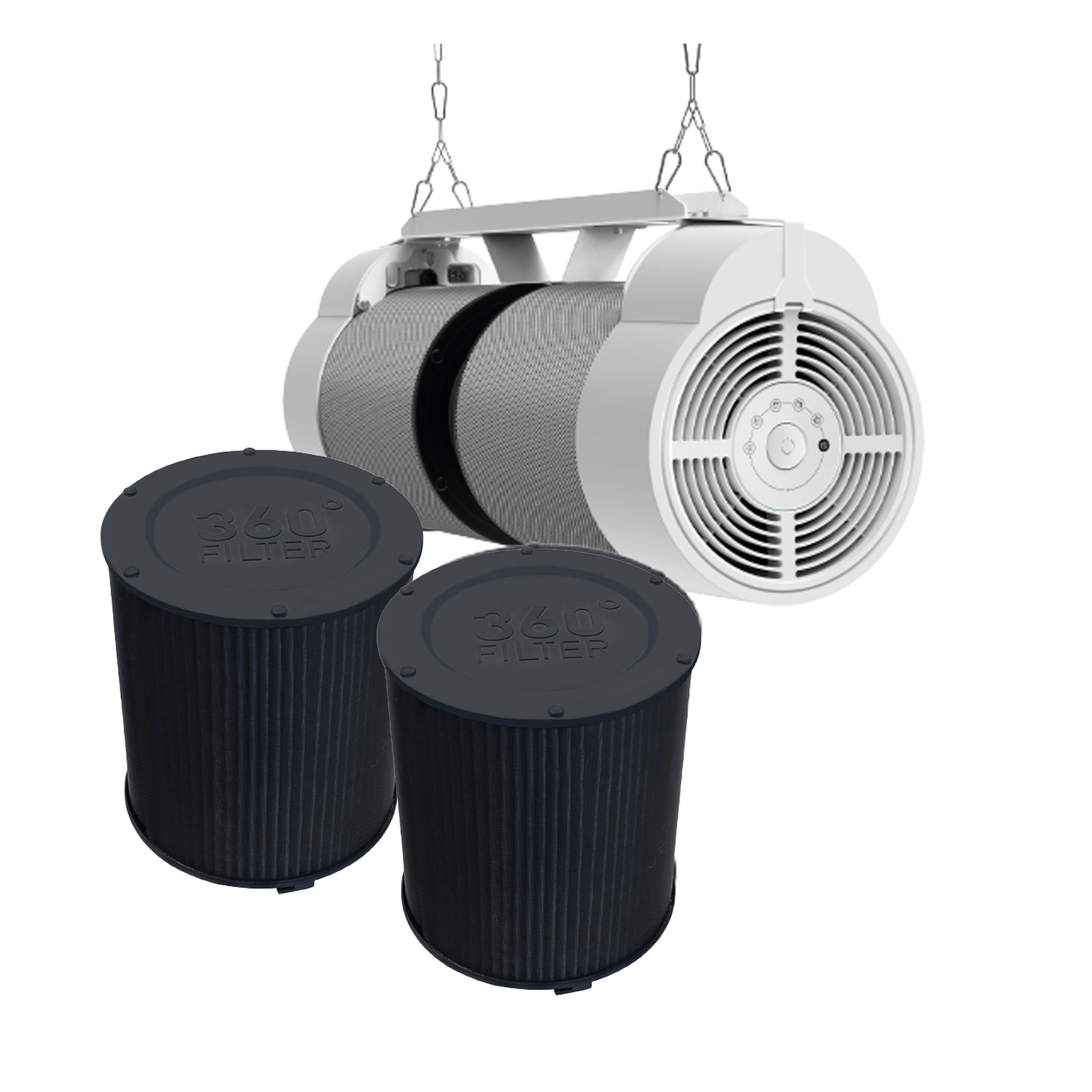IDEAL Health AP40 Pro Ceiling Kit (2x AP40s, 2x Filters, Ceiling mount)
