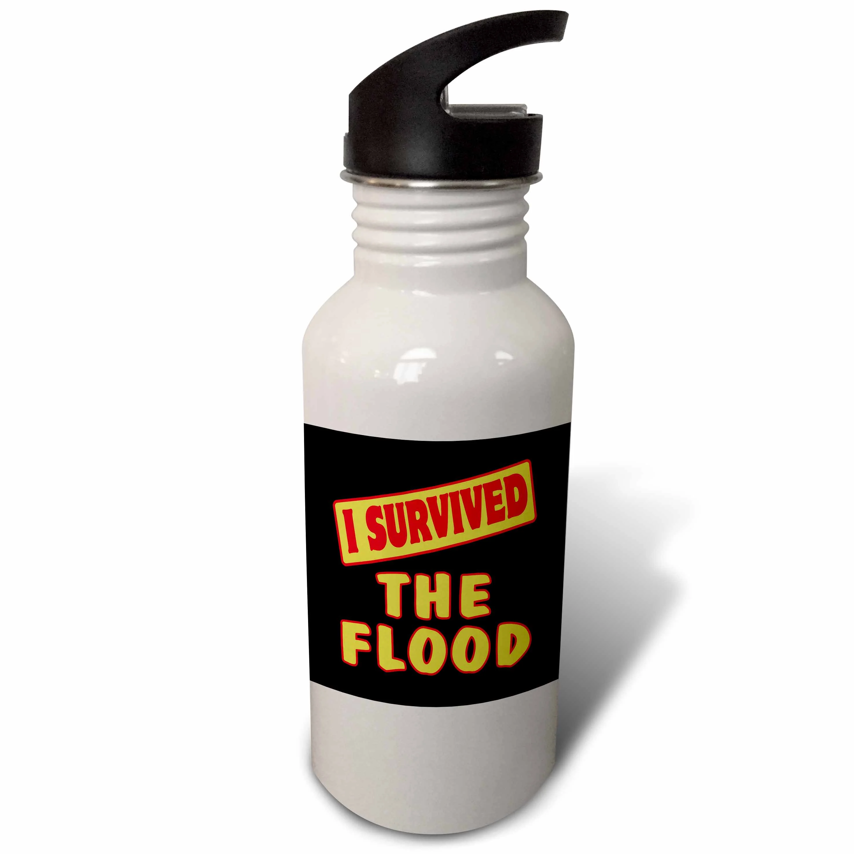 I Survived The Flood Survial Pride And Humor Design 21 oz Sports Water Bottle wb-118337-1