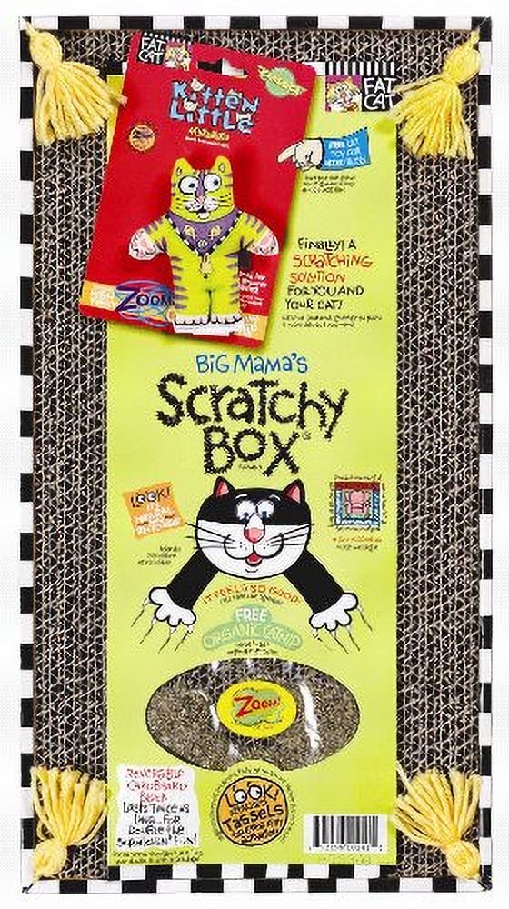 Fat Cat Big Mama'S Scratchy Box, Double Wide