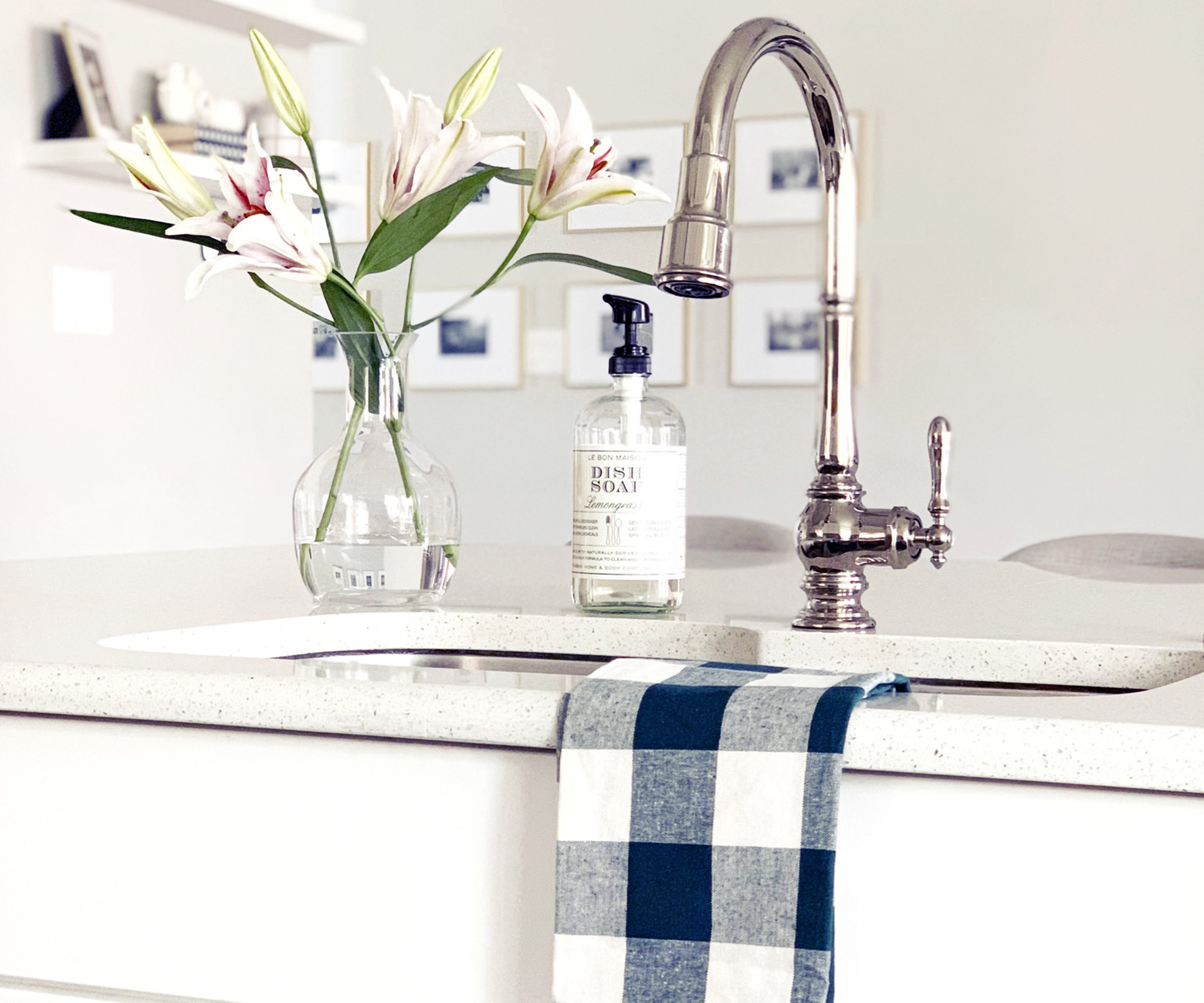 All Cotton and Linen Kitchen Towels, Cotton Dish Towels, Buffalo Plaid Hand Towels, Farmhouse Tea Towels, Set of 6, 18 x 28