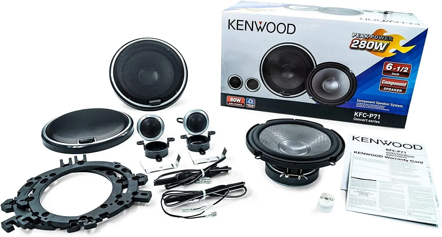 Kenwood KFC-P71 Concert Series 280 Watts 6-1/2