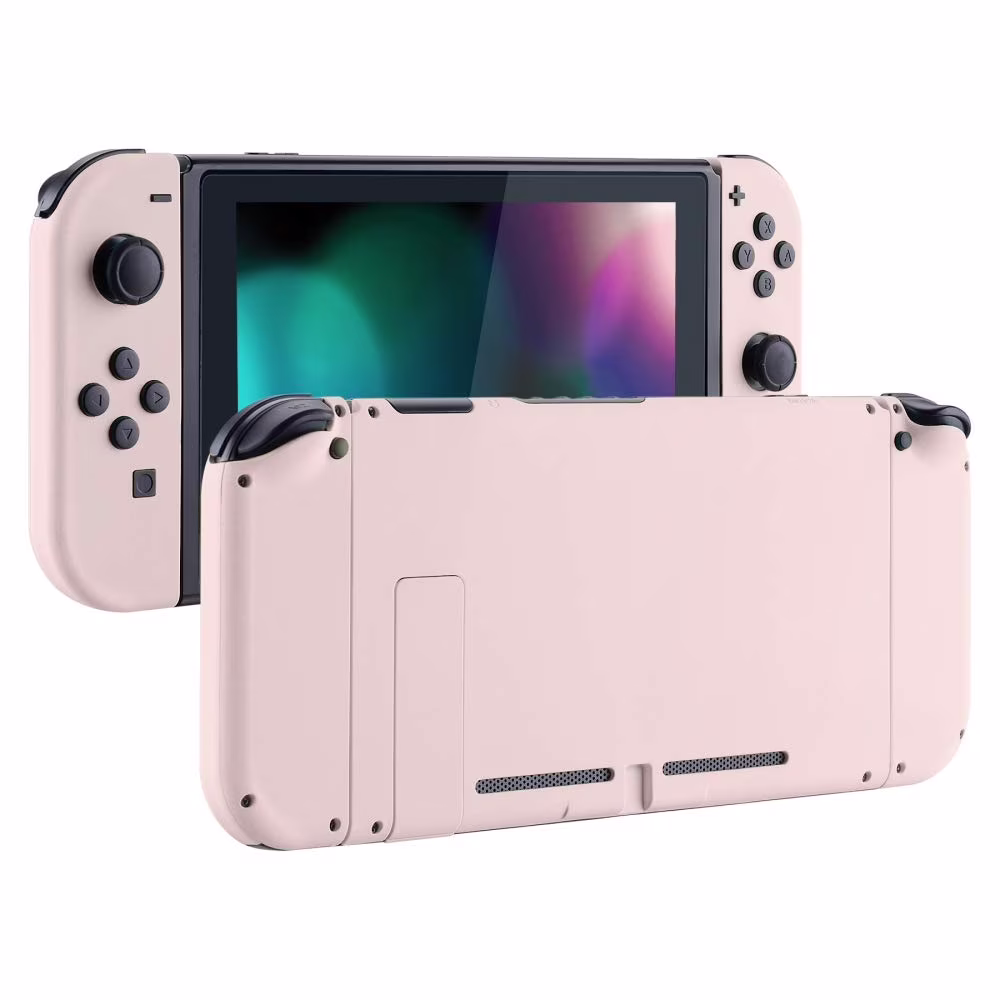 eXtremeRate Pink Handheld Housing w/Full Set Buttons Replacement Shell for Nintendo Switch Console