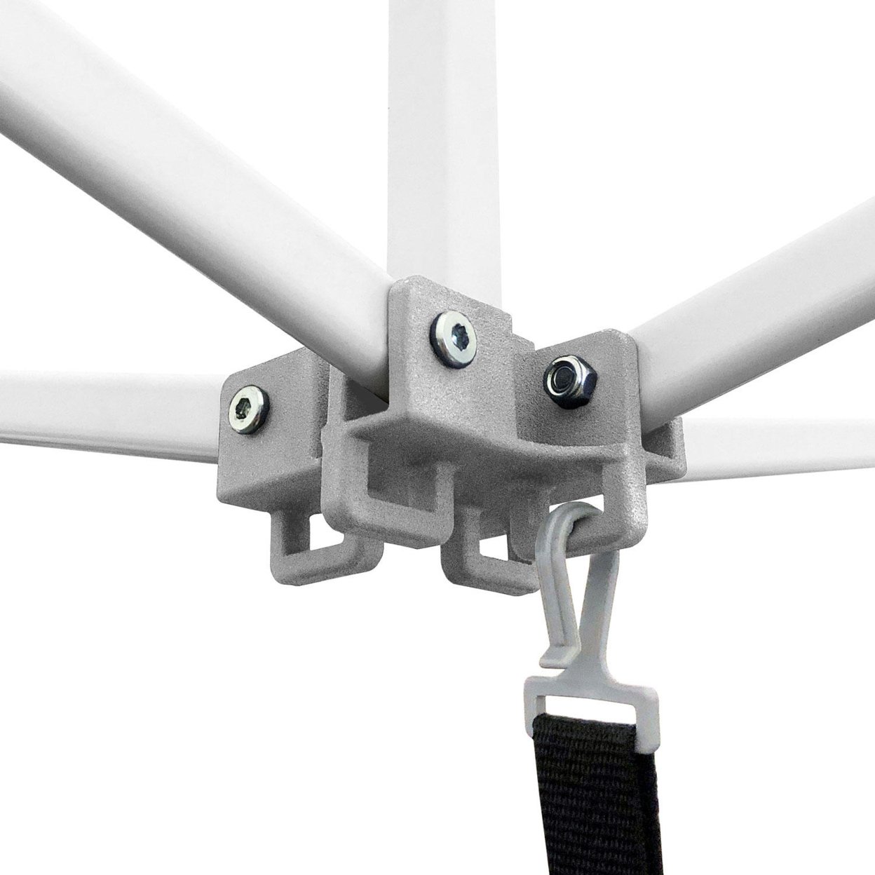 E-Z UP Instant Canopy, 10' x 10' (3m), Aluminum-Steel Frame w/ Sidewalls & Bag