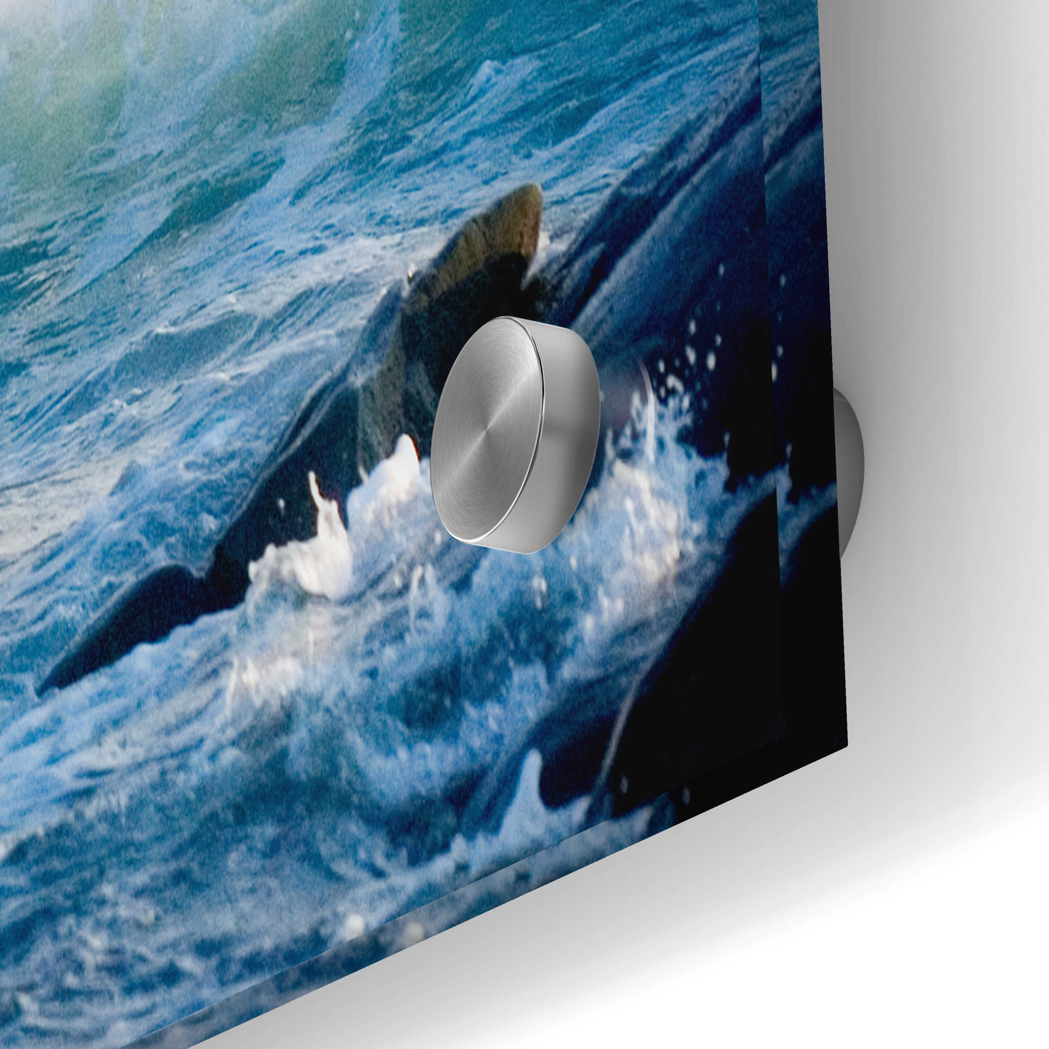 Epic Art 'Newfoundland Sunset Surf' by Mike Jones, Acrylic Glass Wall Art, 36