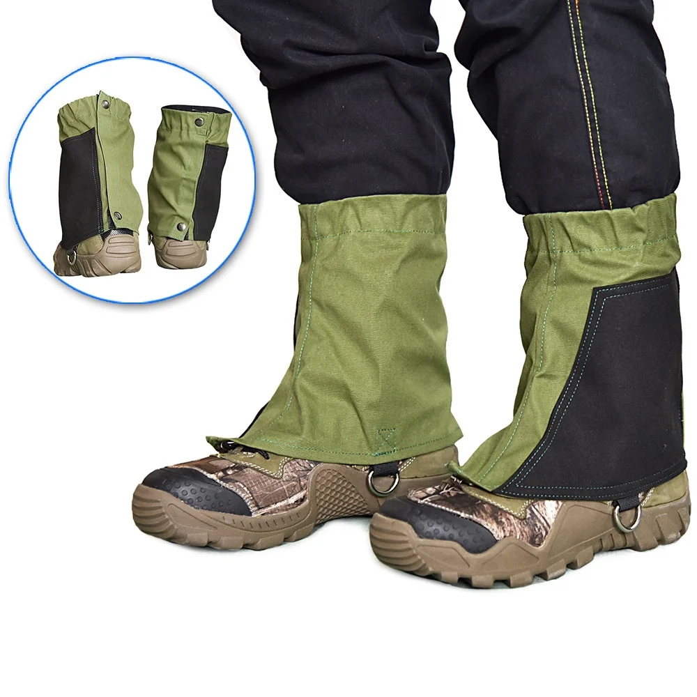 Aibecy Canvas Low Gaiters for Men and Women Hiking Climbing, Leg Wrappings for Enthusiasts