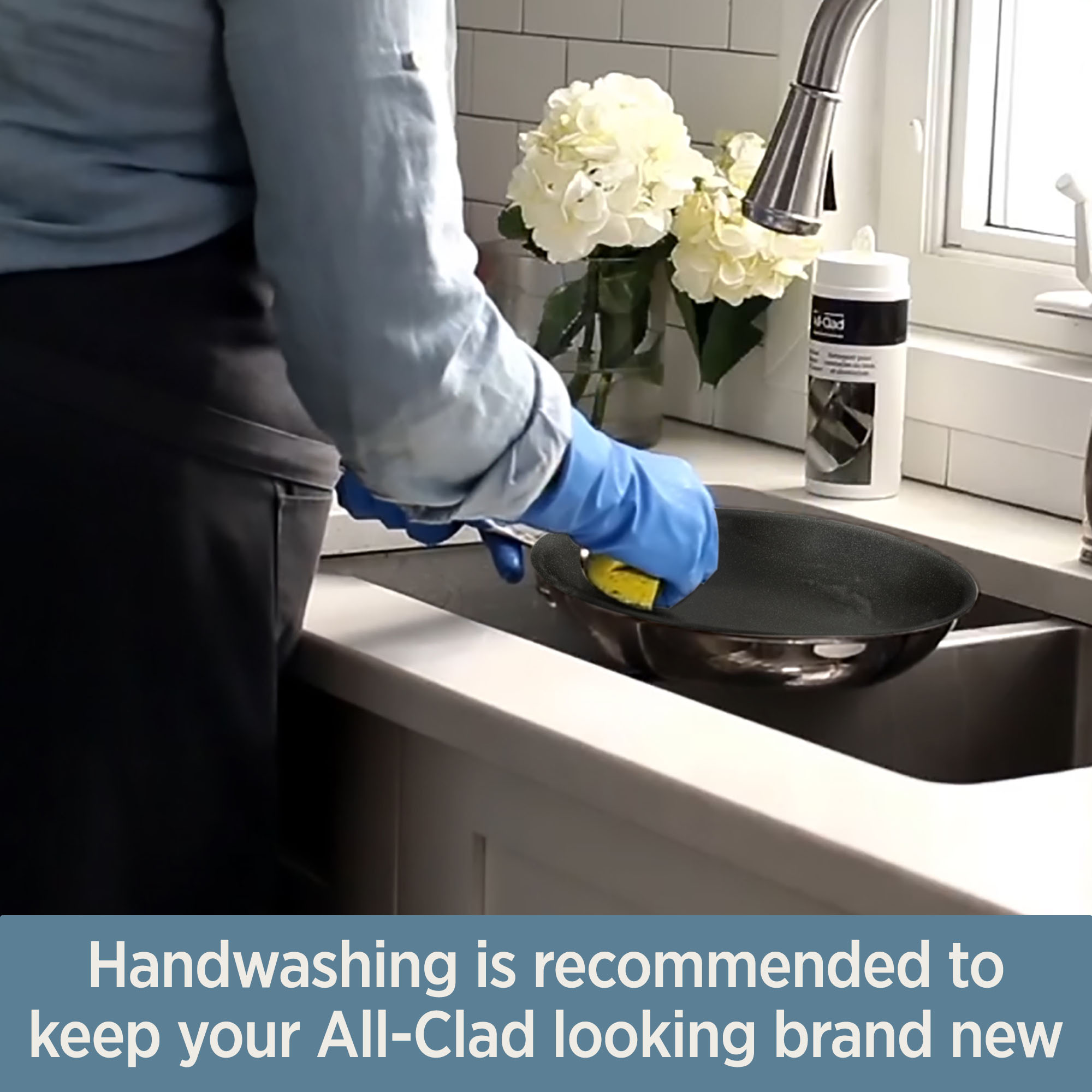 All-Clad D3 Stainless 3-ply Bonded Cookware Set, Nonstick 10 piece Set